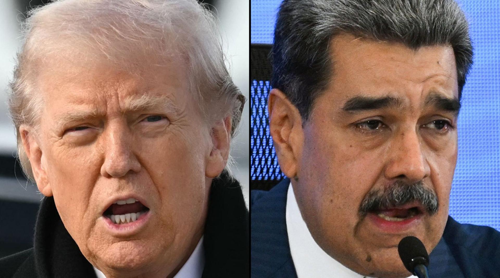 特朗普与马杜罗。