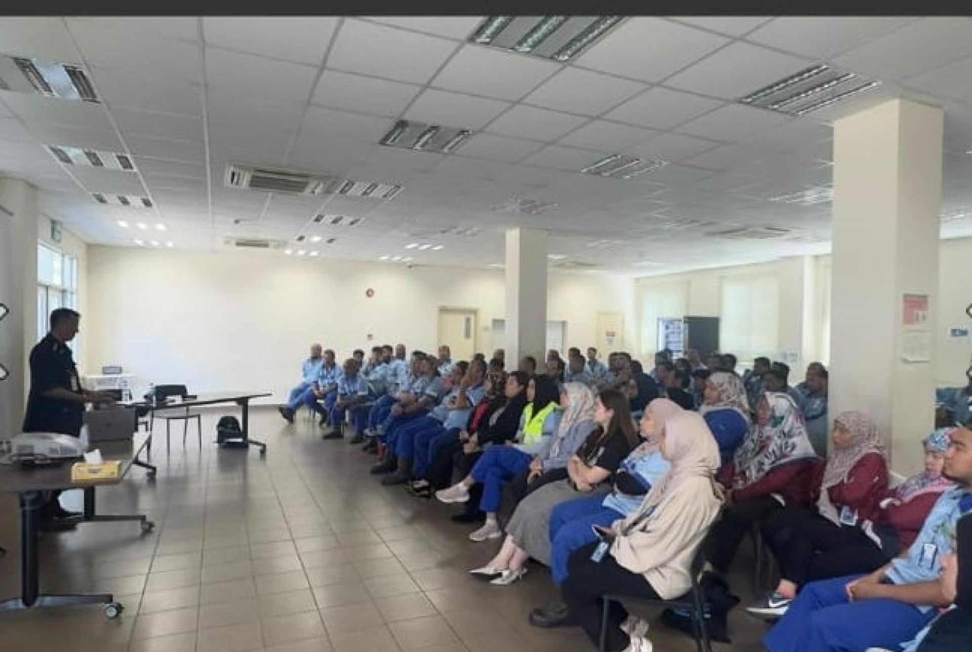 网络犯罪防范宣传工作简报会现场