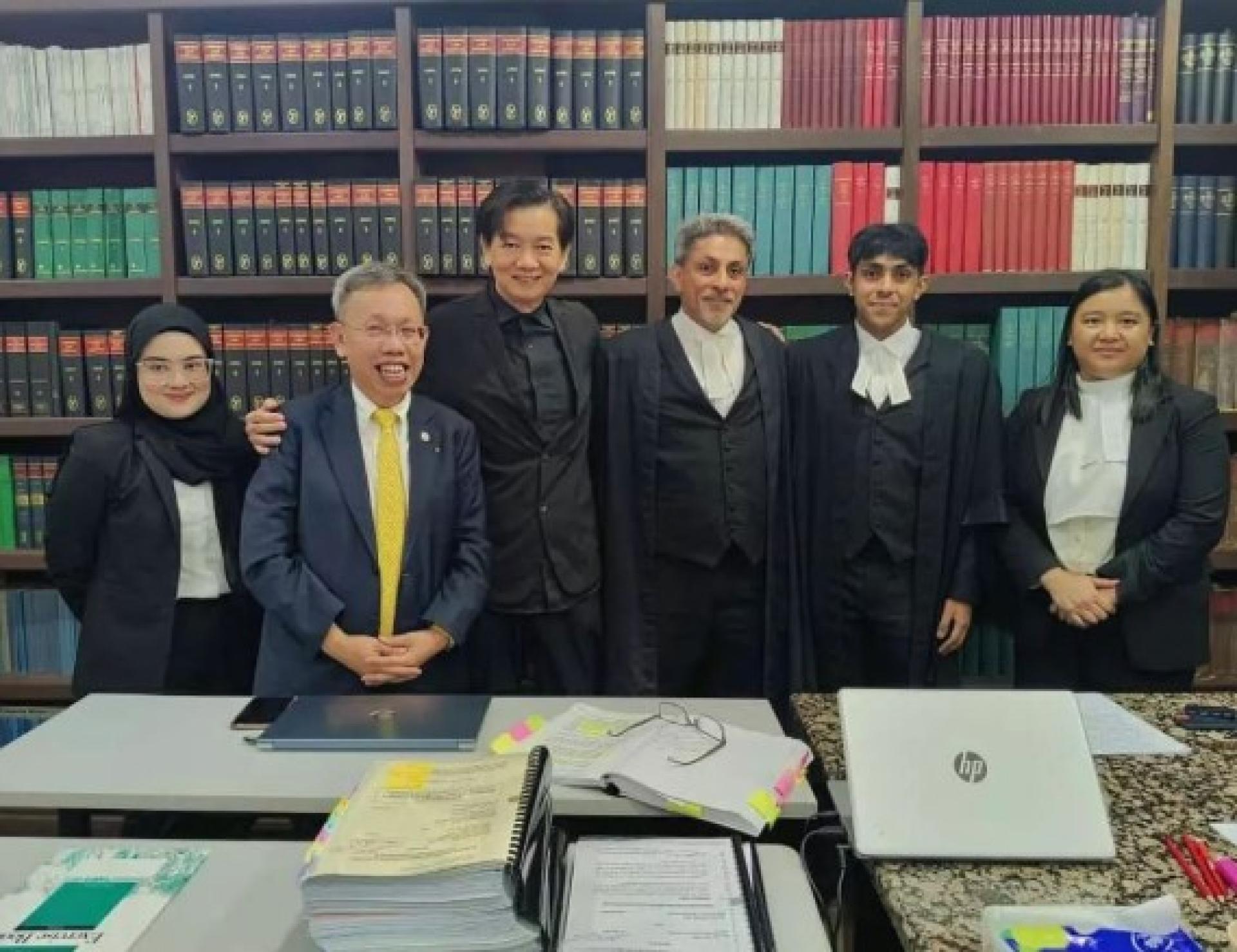 砂人联党主席拿督阿玛沈桂贤胜诉。