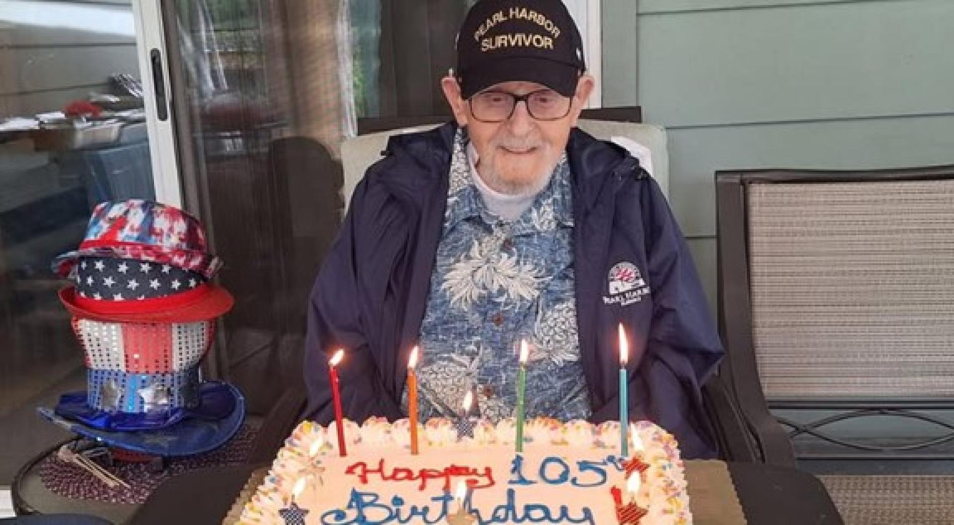 夏布今年7月4日庆祝105岁生日。