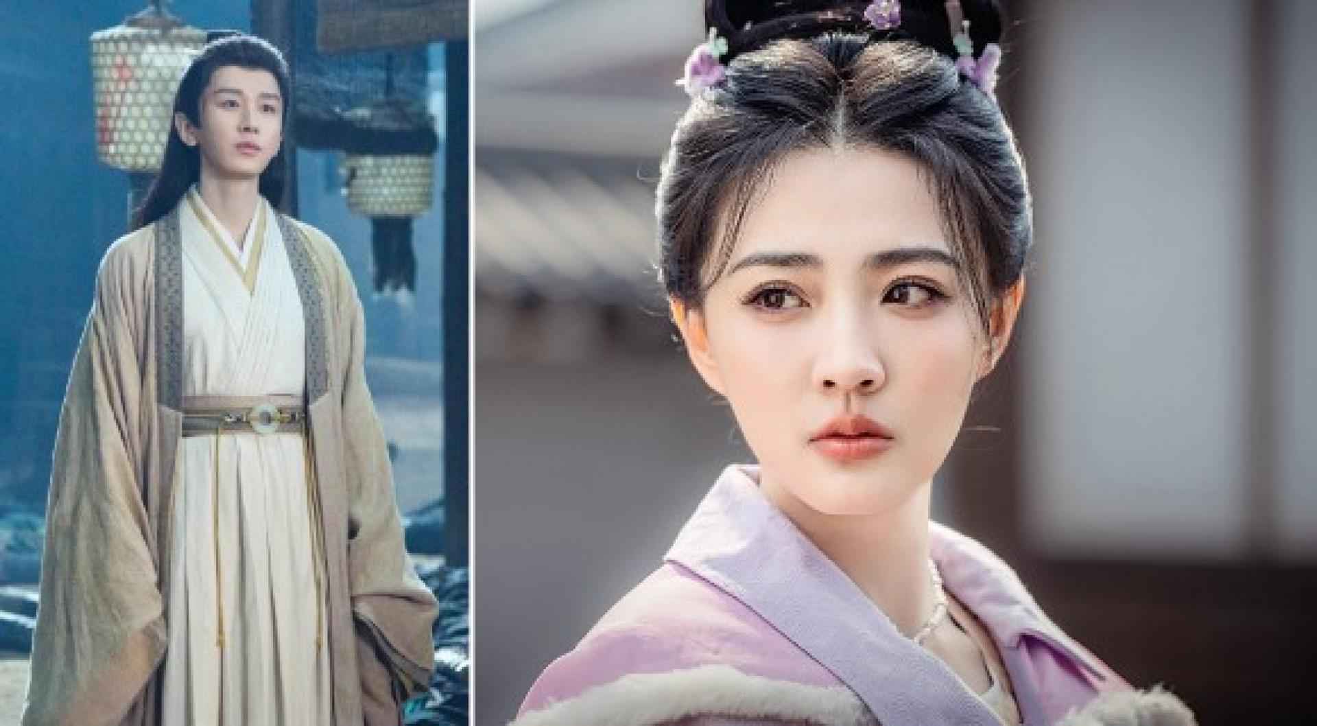 （左）成毅为演出《长安二十四计》狂瘦8kg，片酬也是全剧最高。（右）徐璐在剧中演出成毅妹妹爆红，不过片酬却很低。