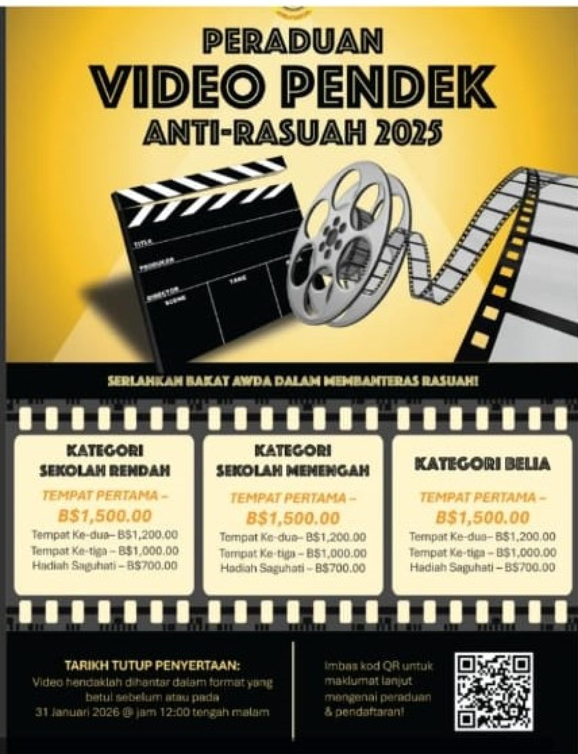 反贪短视频大赛海报