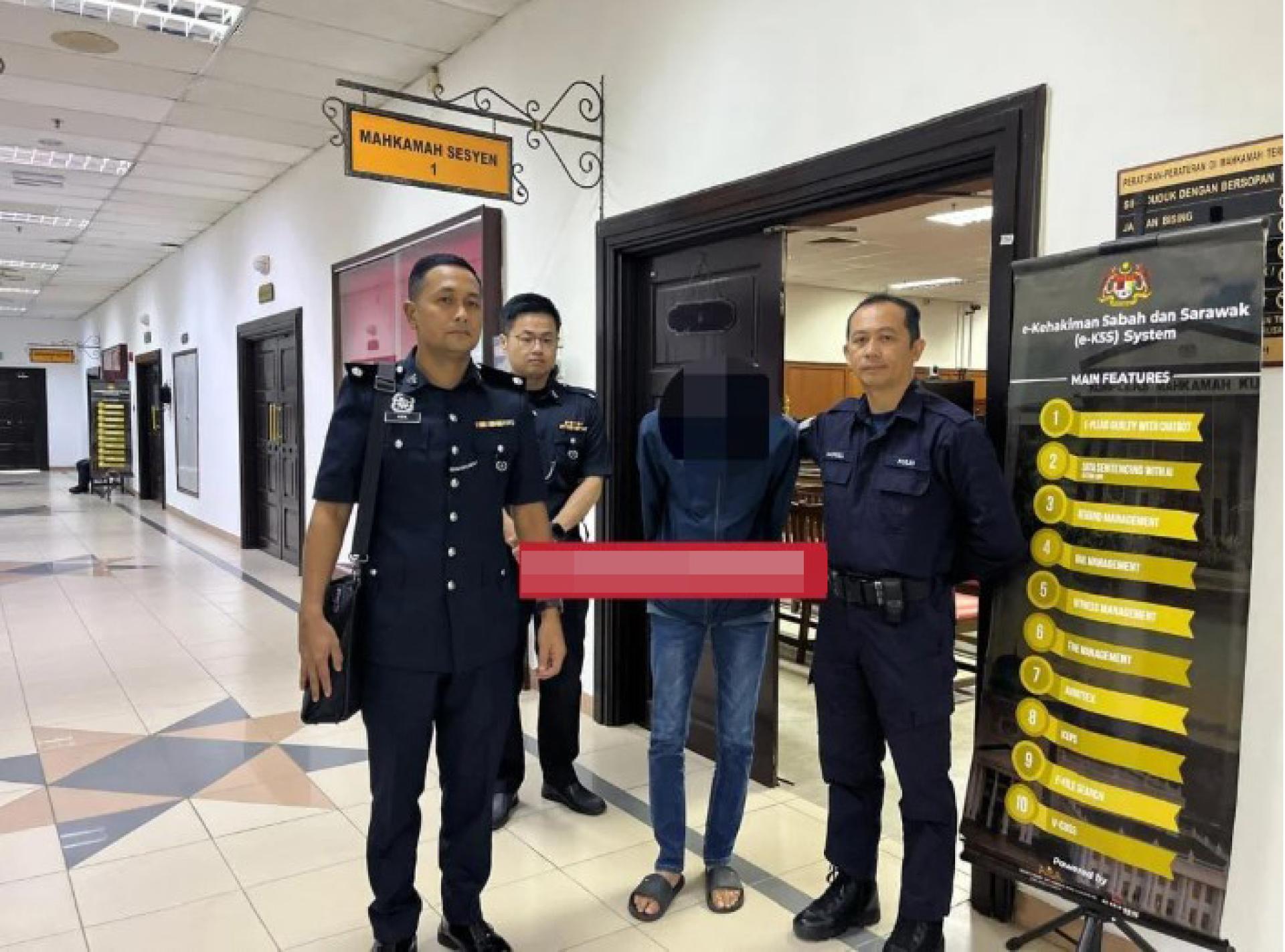 一名23岁的失业男子今日被控上地方法庭。