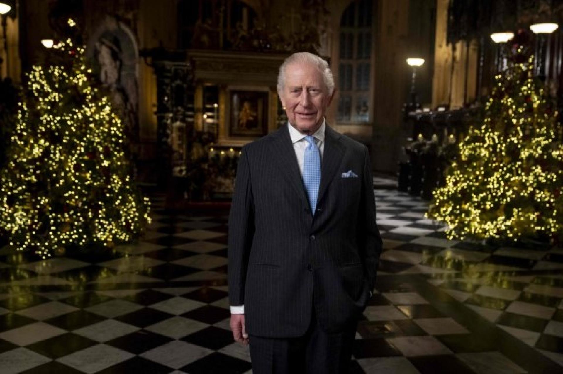 查理斯三世的演讲在西敏寺教堂预录。