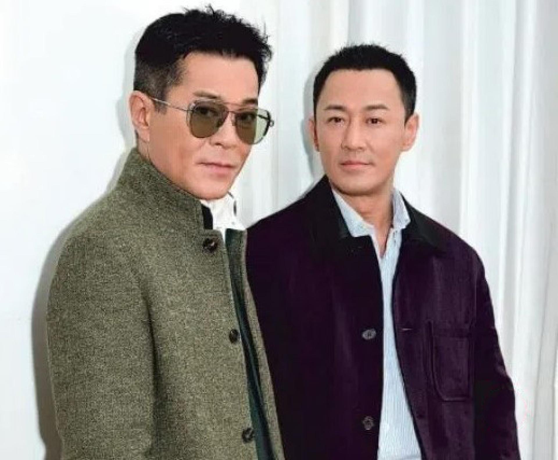 古天乐（左）与林峯（右）亦师亦友。