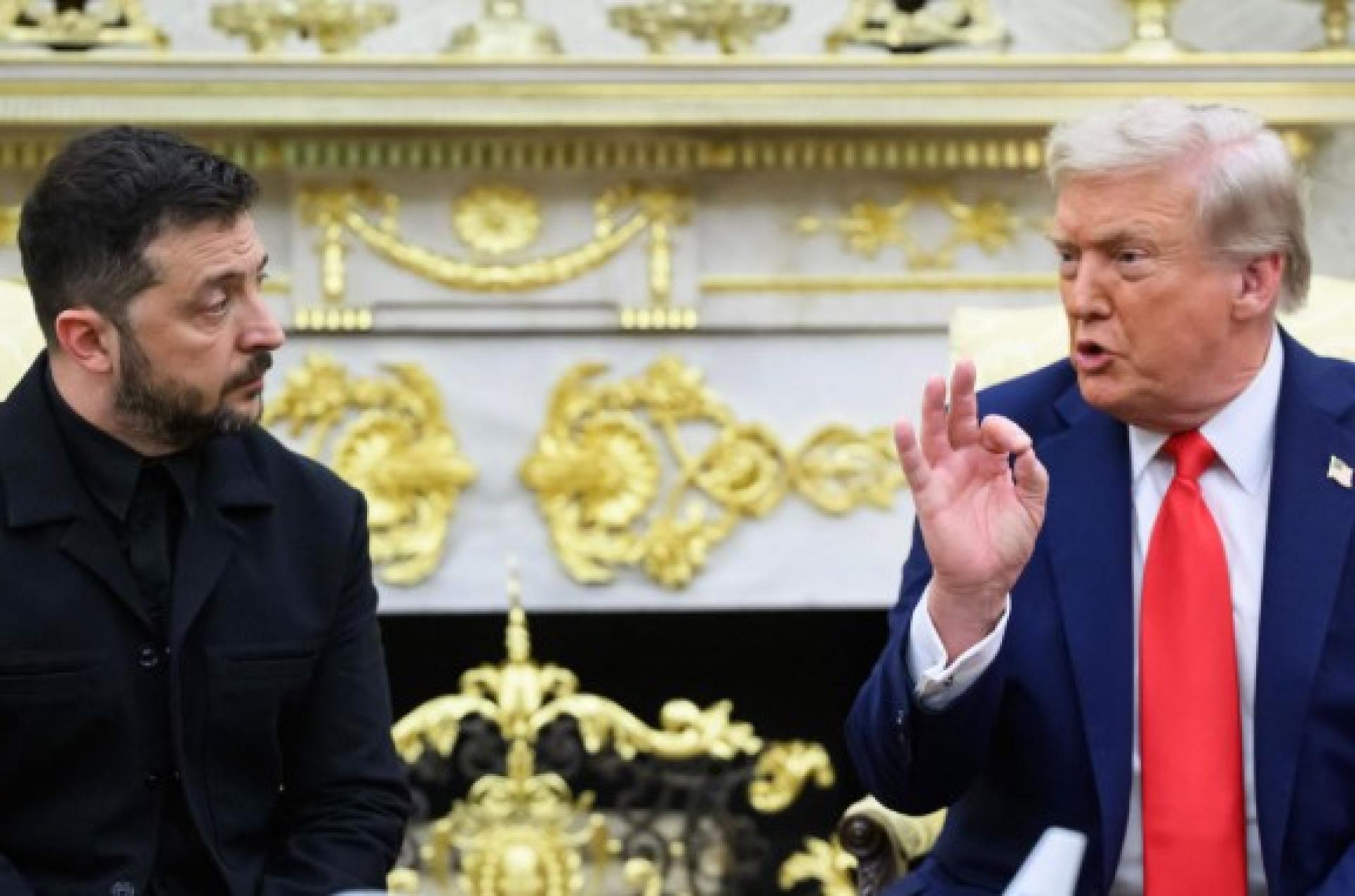 泽连斯基计划28日与特朗普在佛罗里达州会晤。图为双方8月18日在白宫见面。