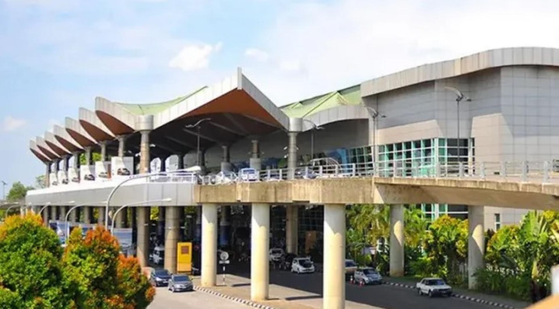 古晋国际机场档案照。