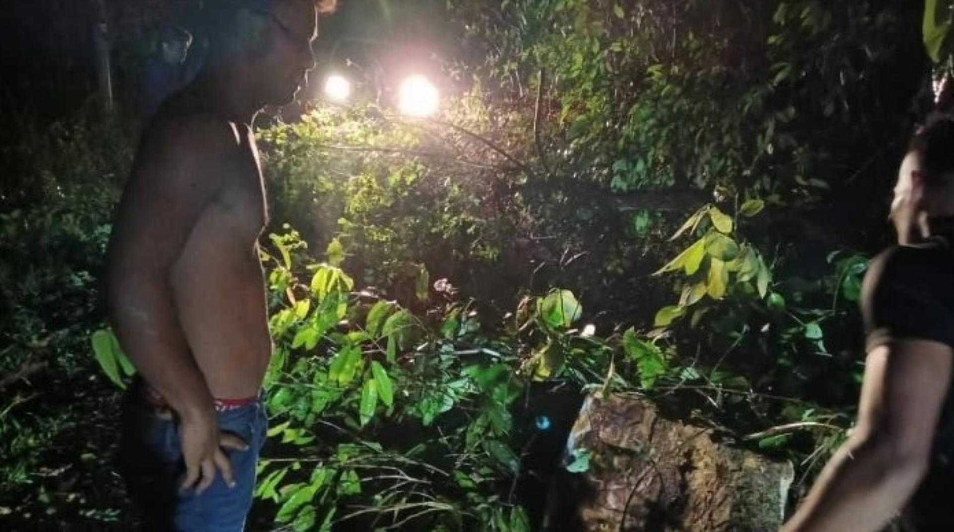 此次山体滑坡导致相关路段暂时无法通行。