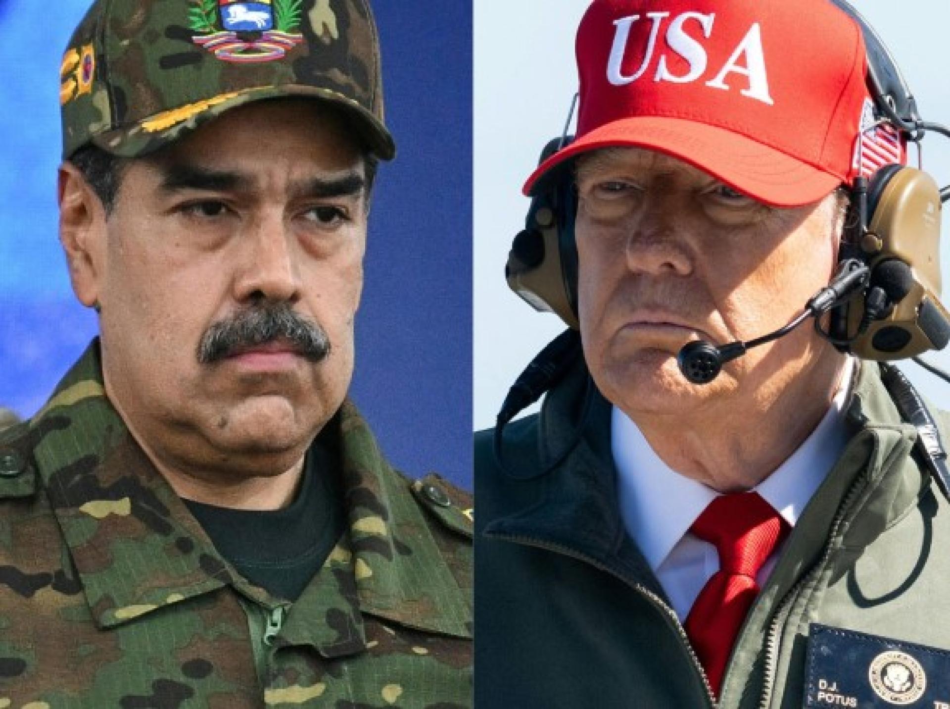 马杜罗与特朗普。