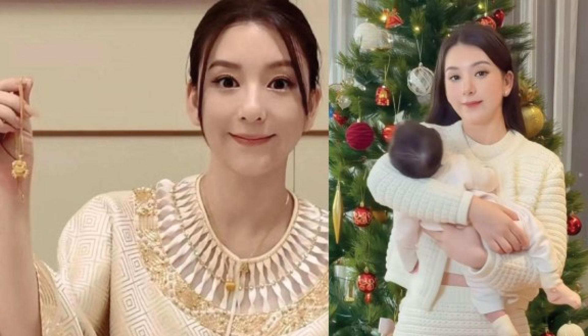 方媛日前撇下小女儿，现身上海狂扫黄金。