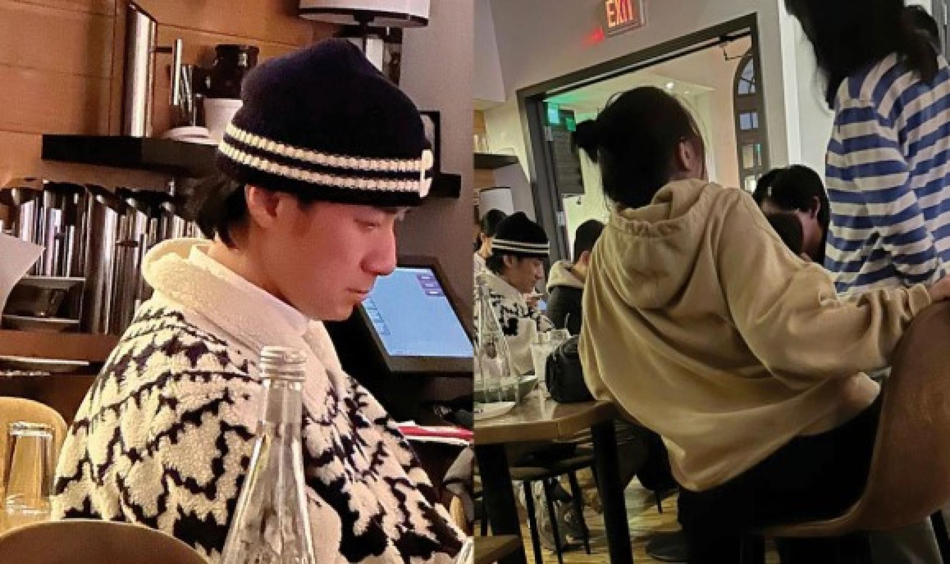 网友目击Lorraine和儿子同行，而Lorraine零孕味，看来小儿子已出世一段时间。