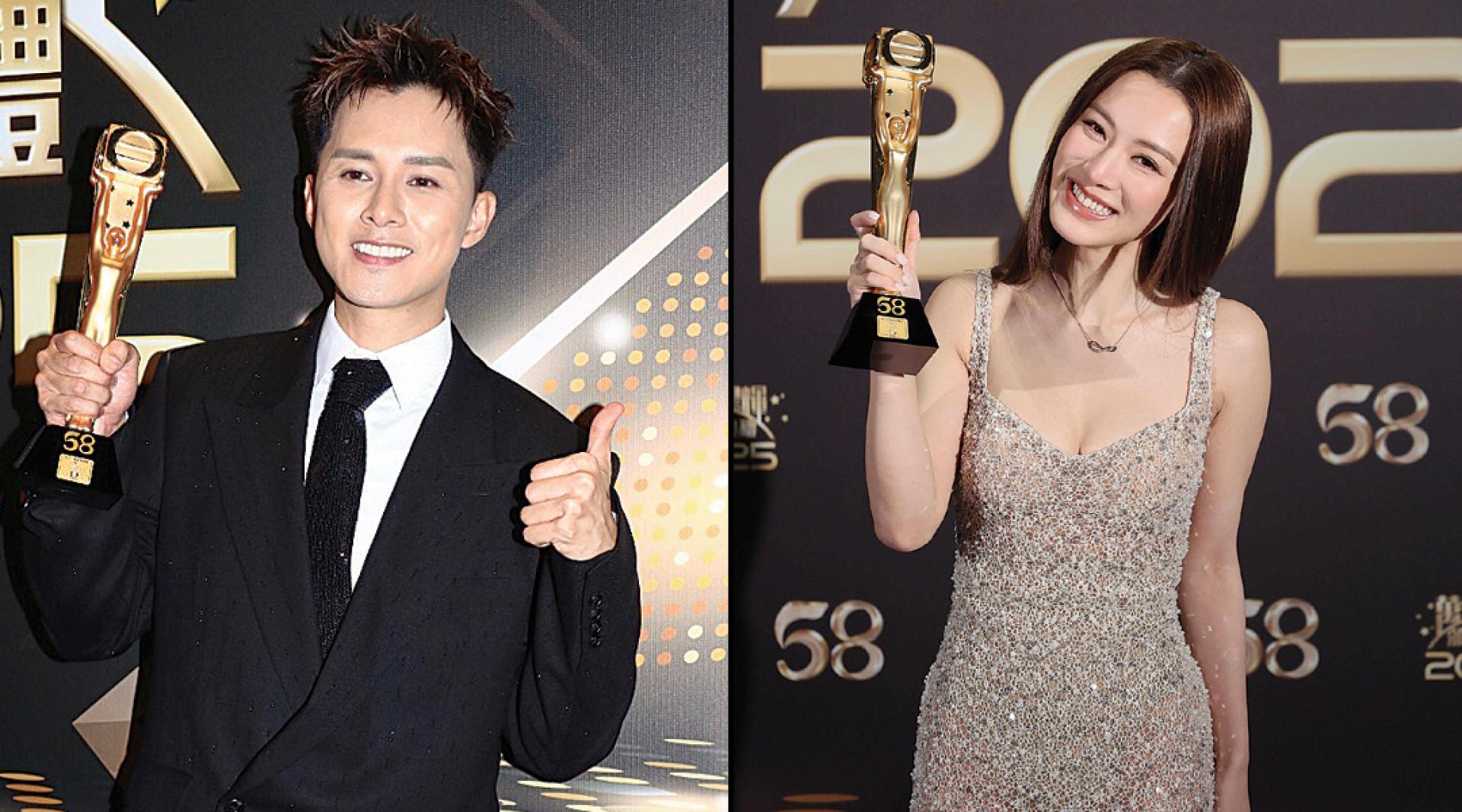 （左）何广沛开个好彩头，年底开心结婚。（右）王敏奕夺女配遭质疑。