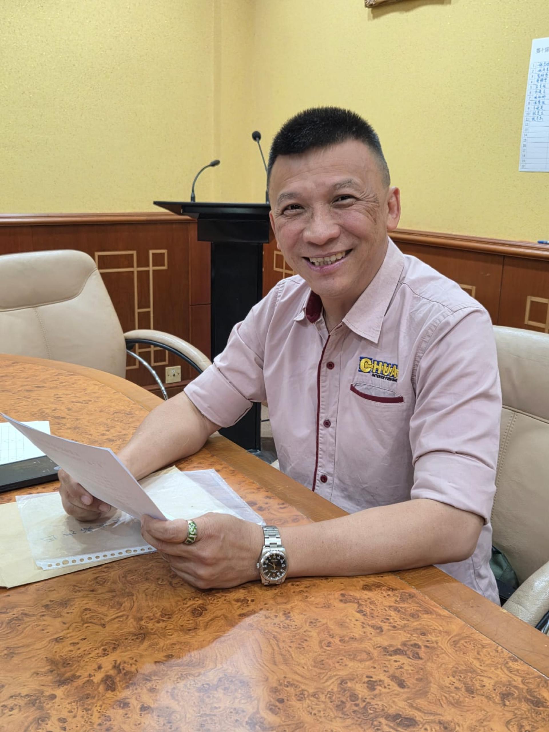 蔡信喆蝉联新届团长