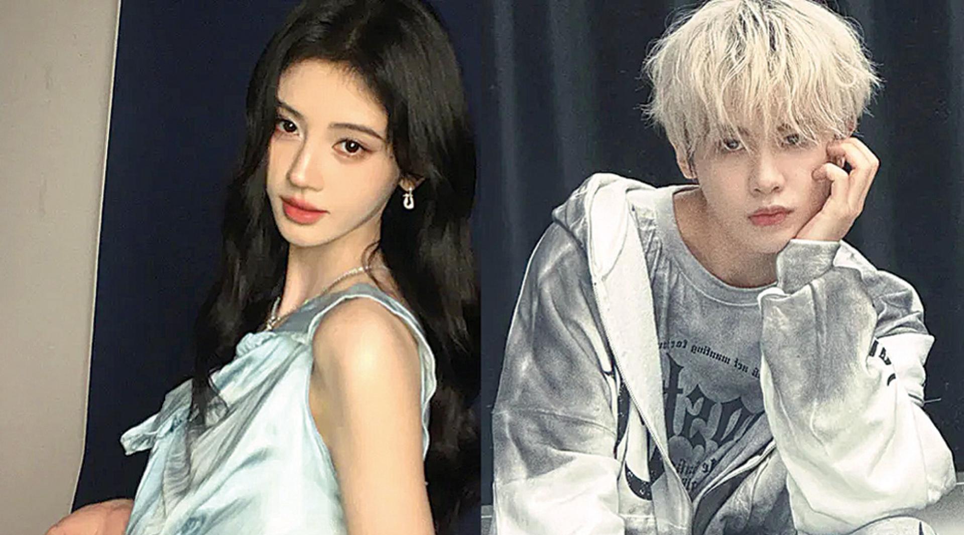 鞠婧祎被爆与小8岁黄明昊交往过。