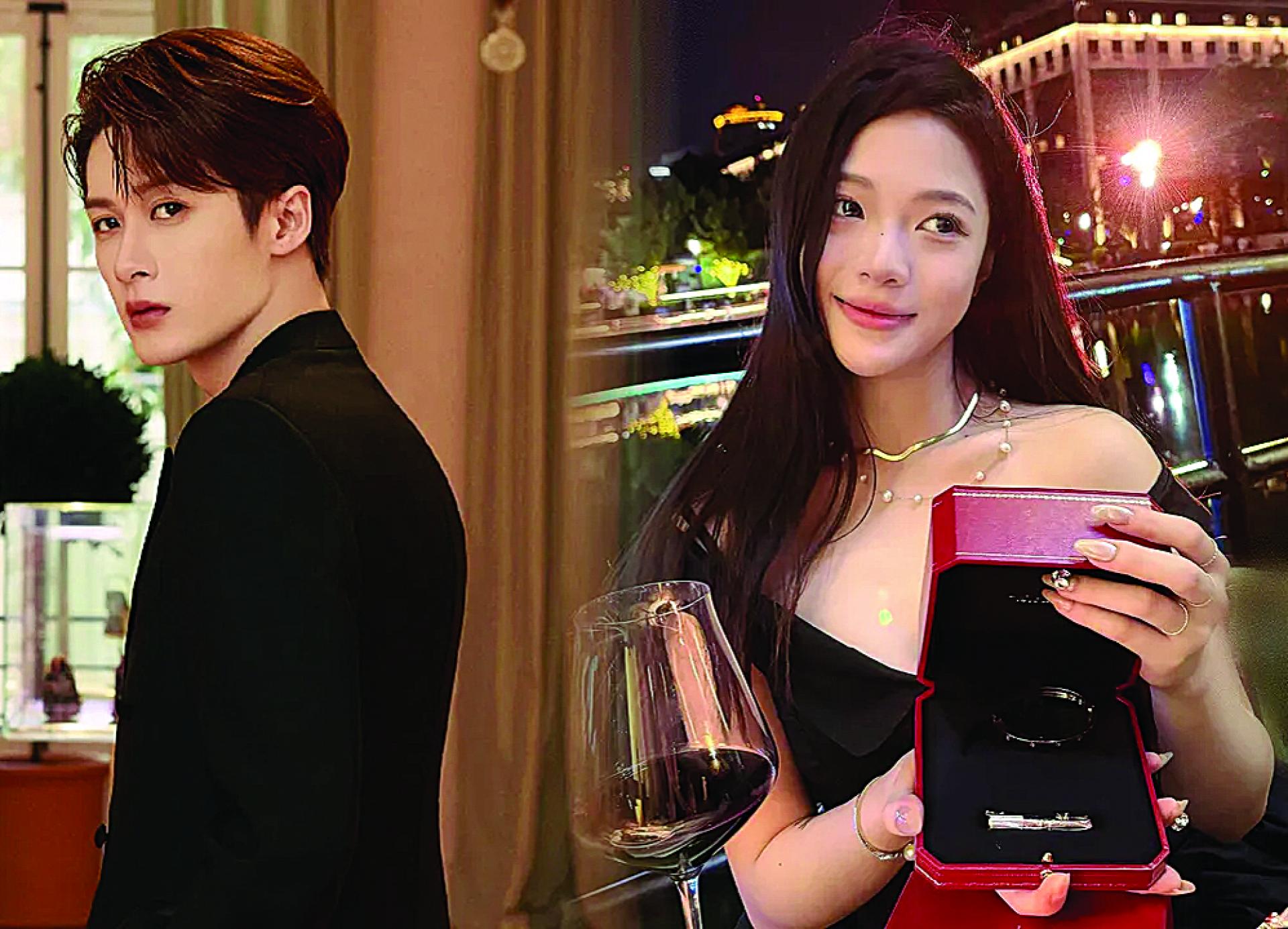 35岁檀健次和小16岁刘一诺传出恋情，女方称已分手。