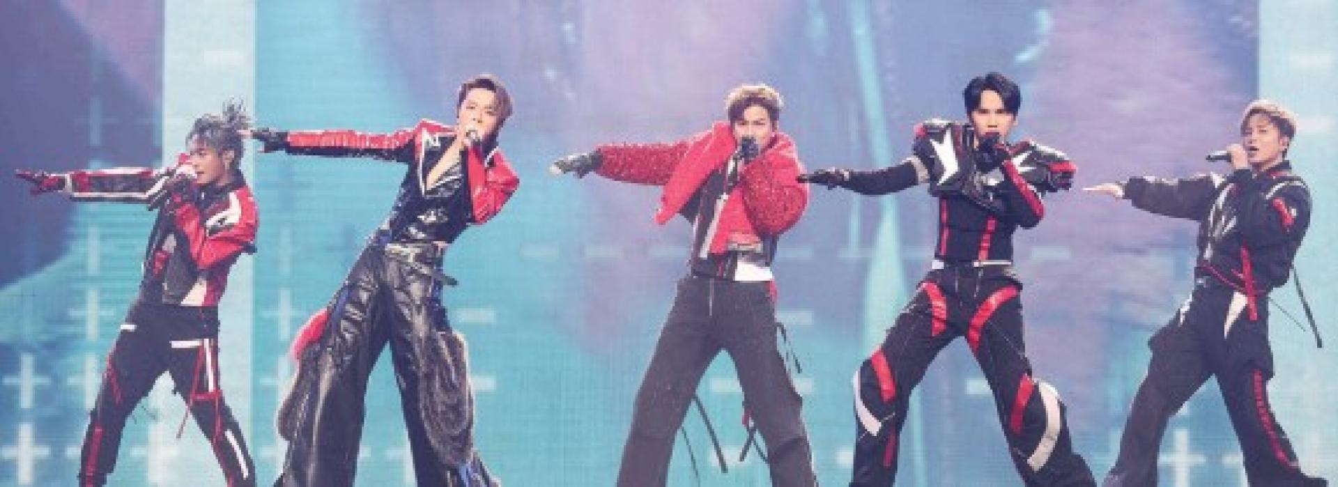 Energy在台北小巨蛋开唱，是休团到6月底前，少数公开合体的售票商业演出。