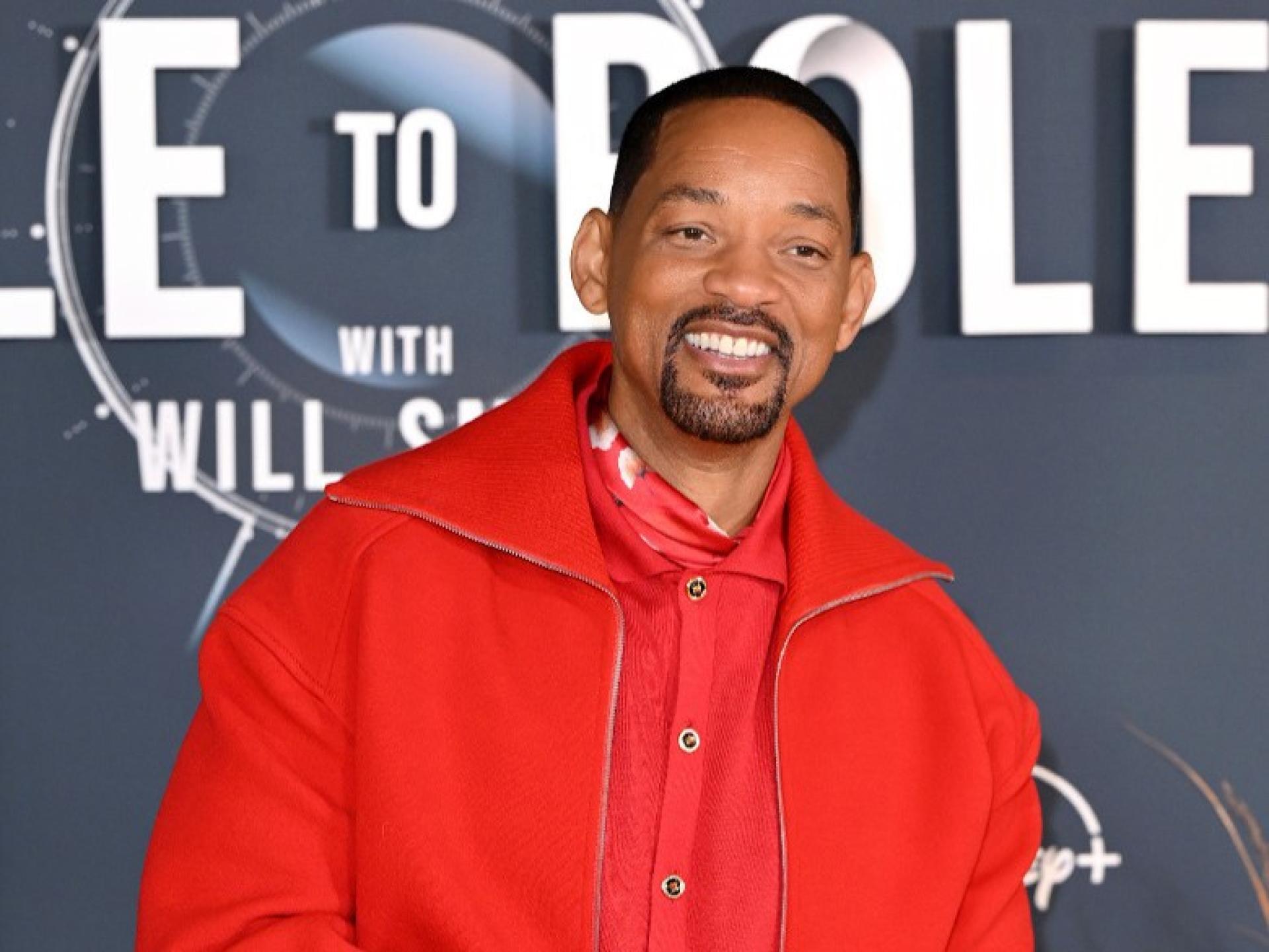 韦史密夫出席新纪录片首映，容光焕发。