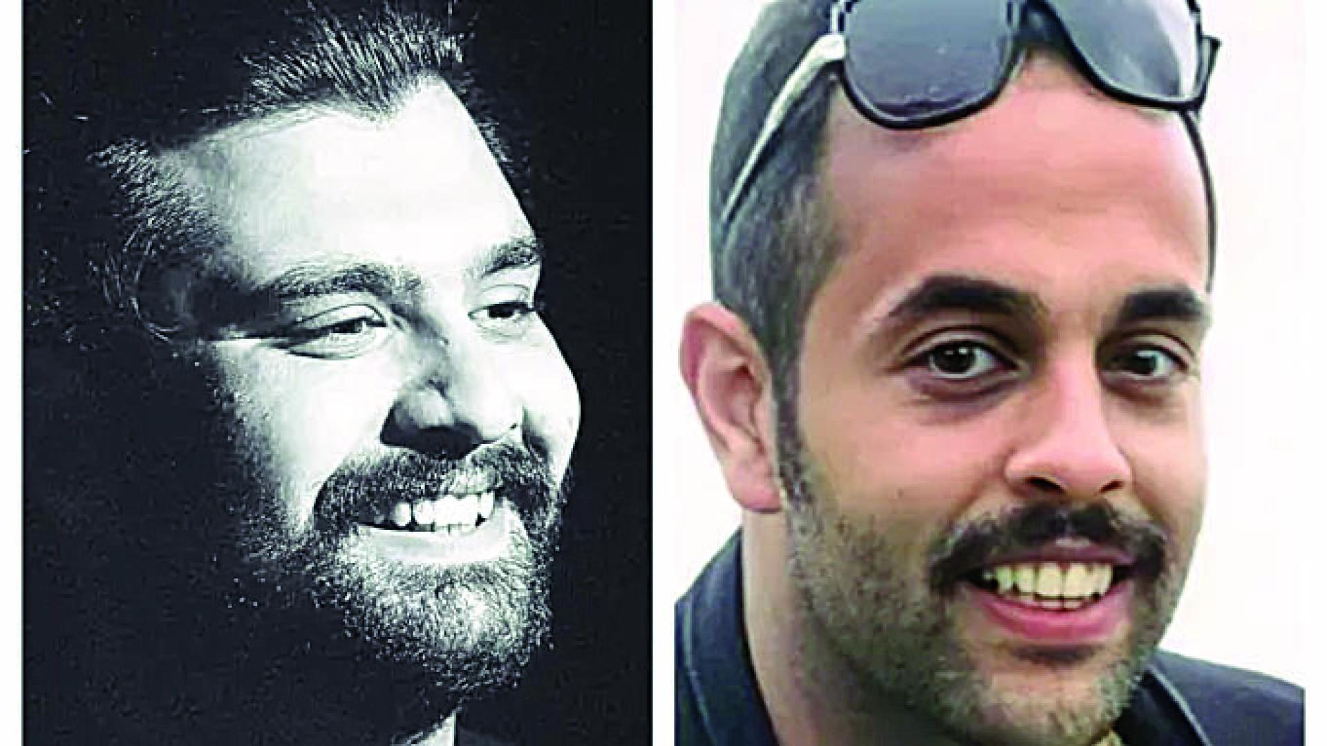 伊朗影人阿巴西（左图）与甘吉不幸命丧伊朗反政府示威镇压。