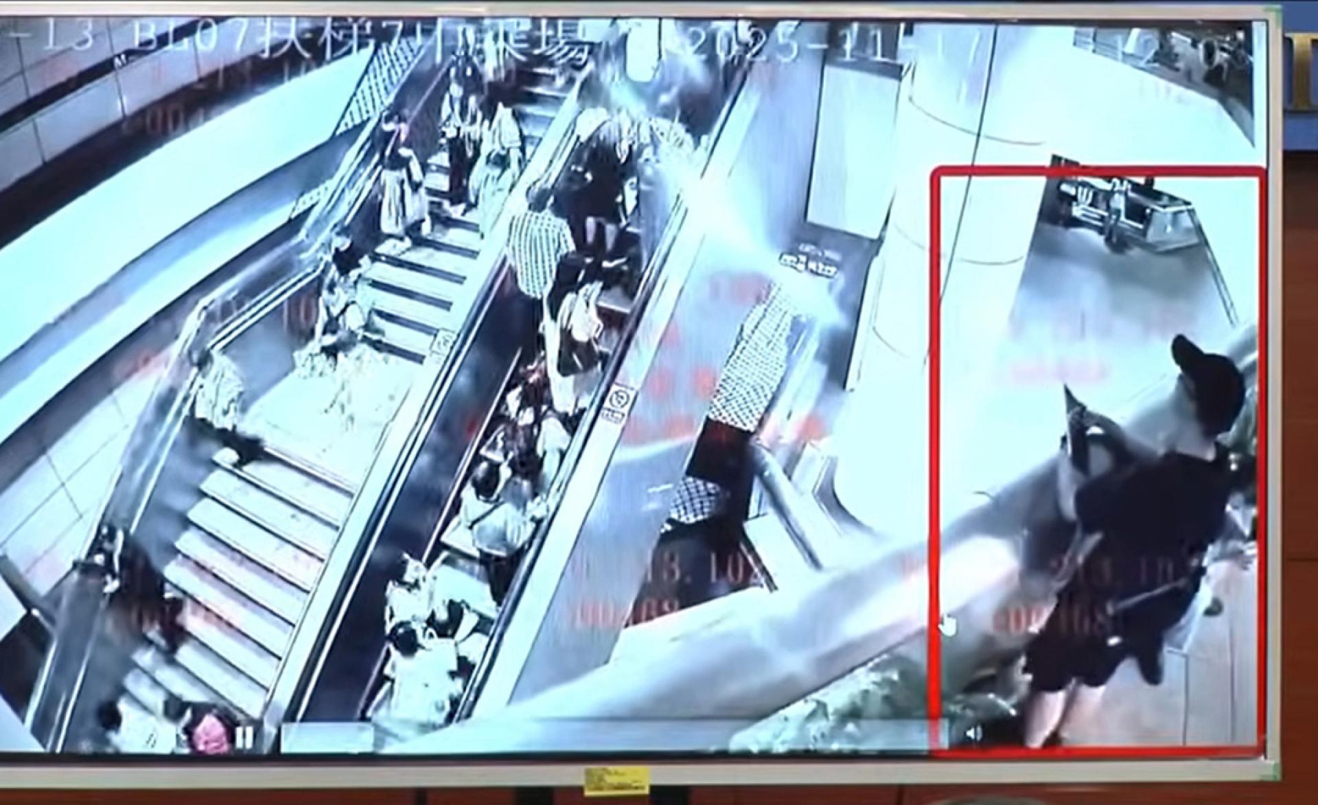 检警靠闭路电视内张文的手势破解平板电脑密码，杀人计划因此全现形。（图：中时新闻网）