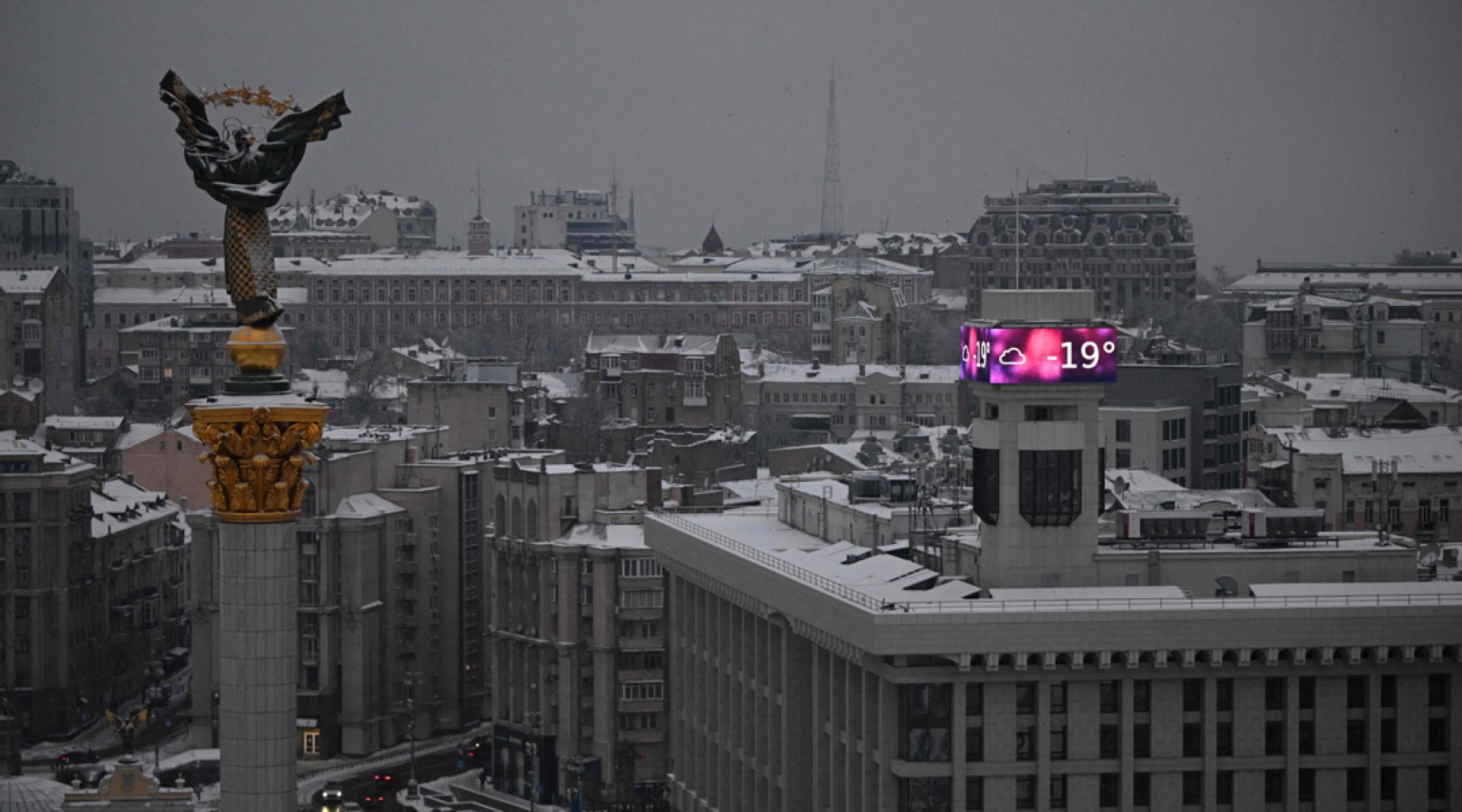 俄军近期对基辅州和基辅市的能源设施持续发动袭击。图为基辅市。