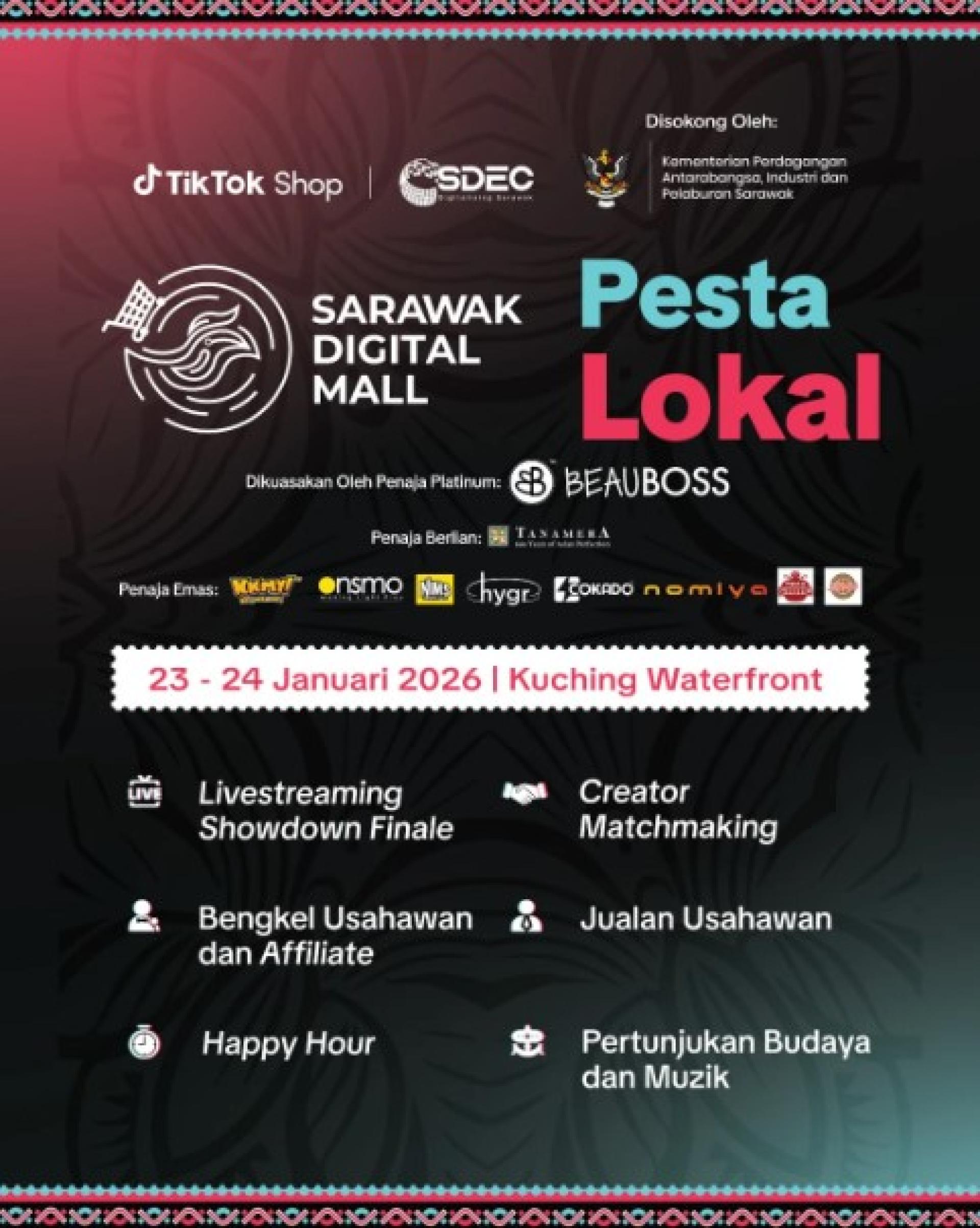 SDM Pesta Lokal 海报。