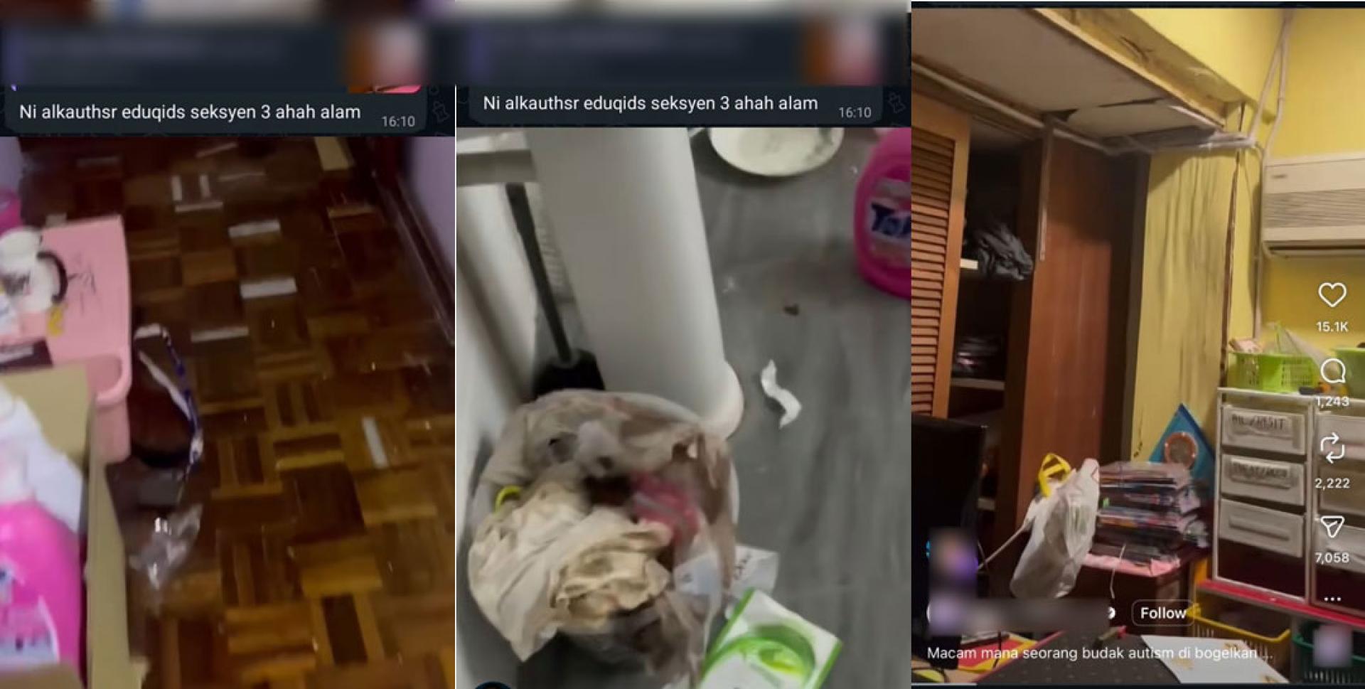 视频显示，托儿所的环境不当。