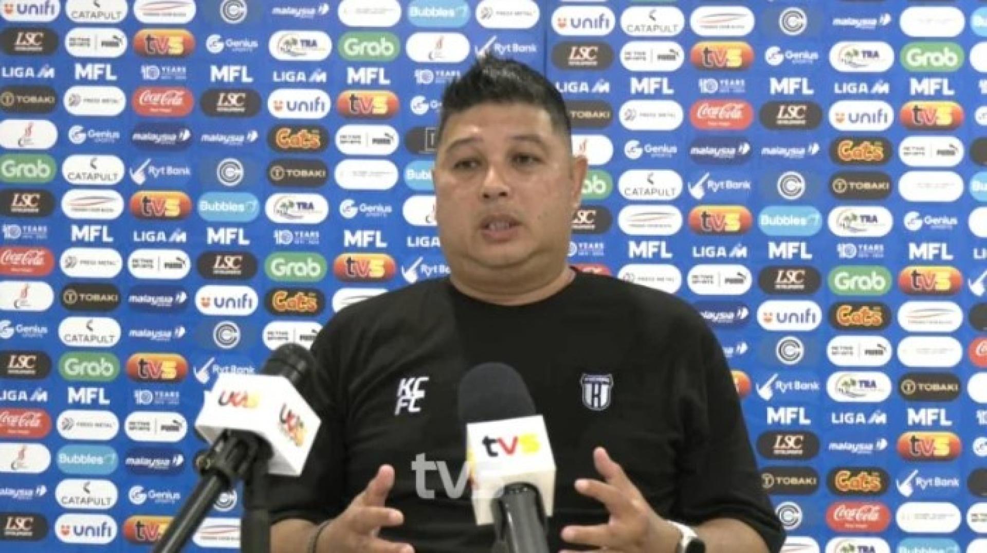 KCFC主教练Aidil Sharin Sahak。