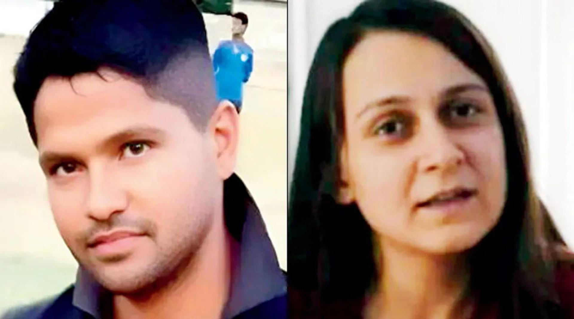 普拉萨德（左）与塞思（右）结婚。