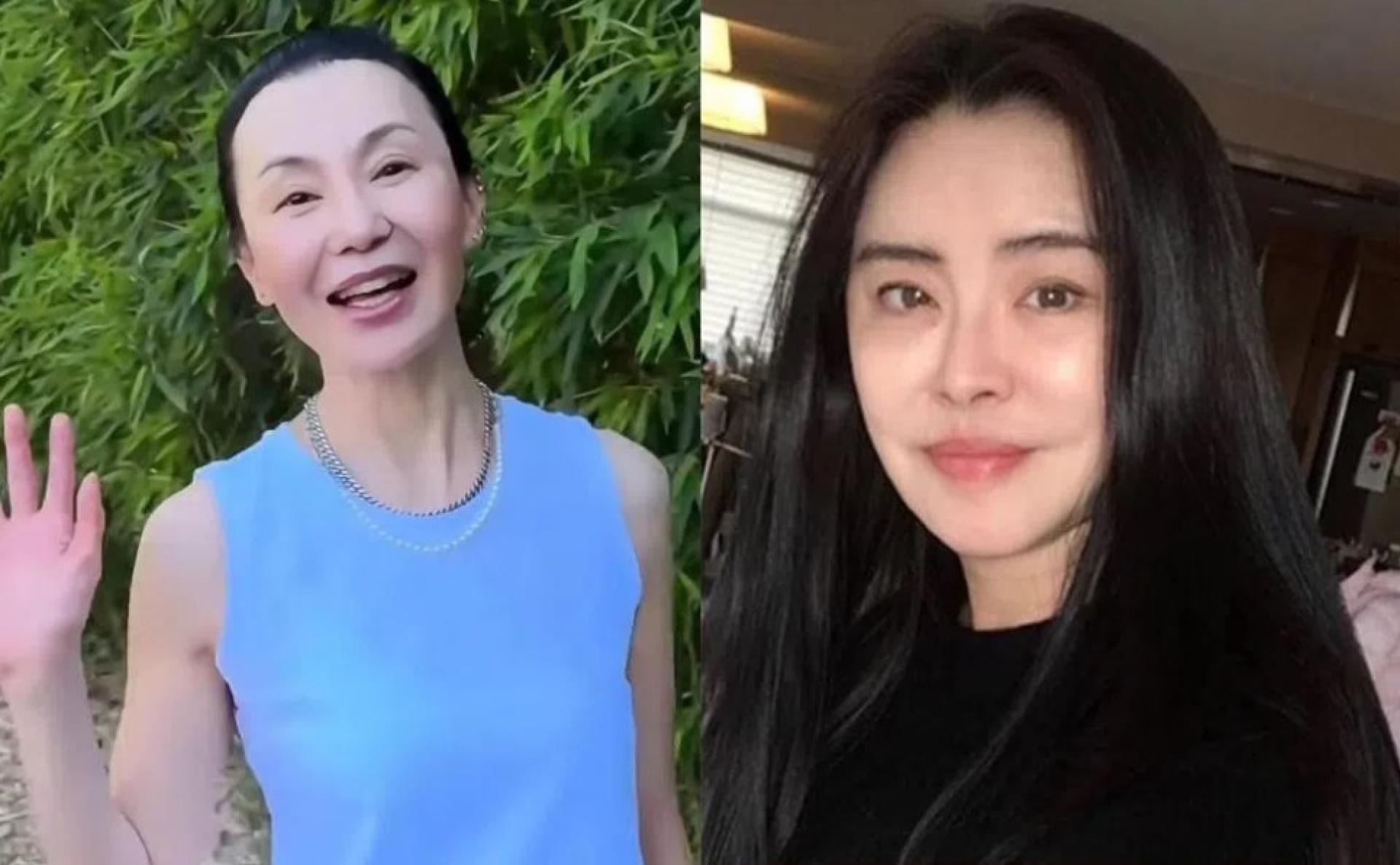 张曼玉（左图）和王祖贤都是香港演艺圈的“传奇女神”。