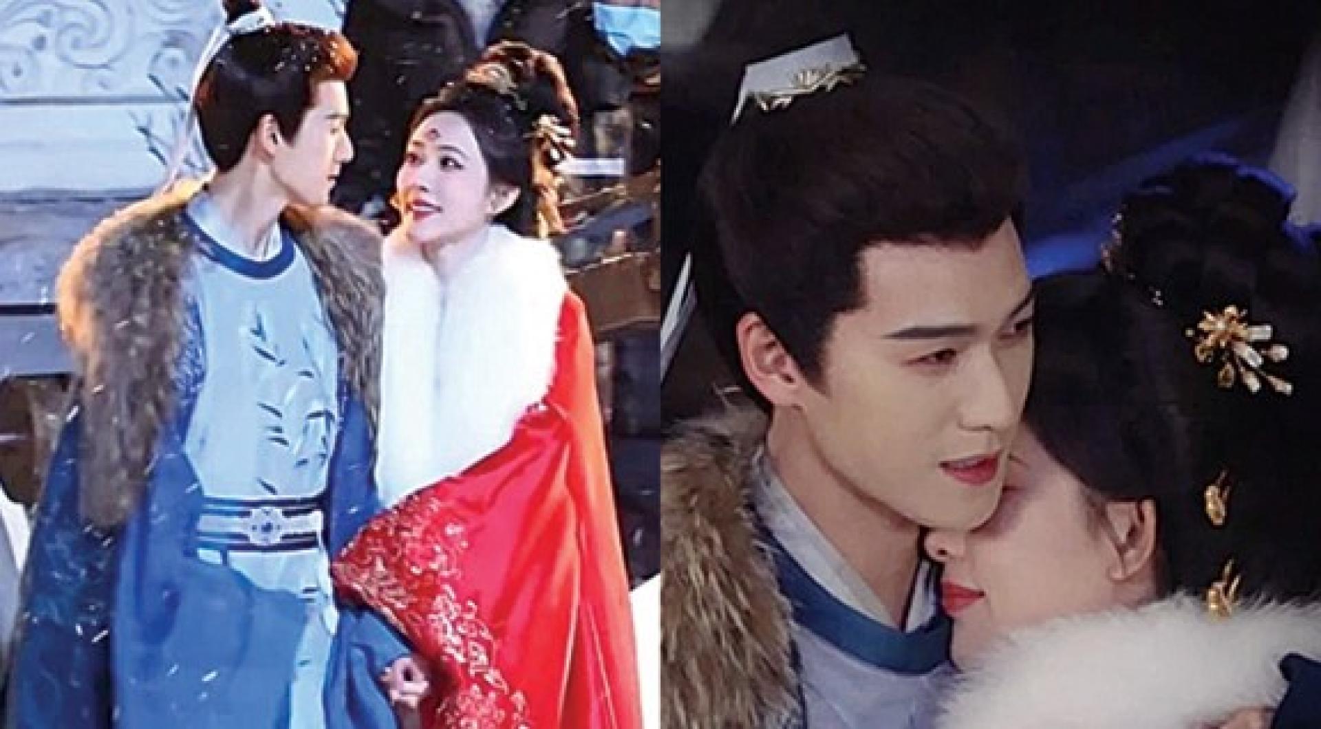 孟子义、李昀锐拍摄牵手赏雪的亲密戏，全程甜到不像演的。