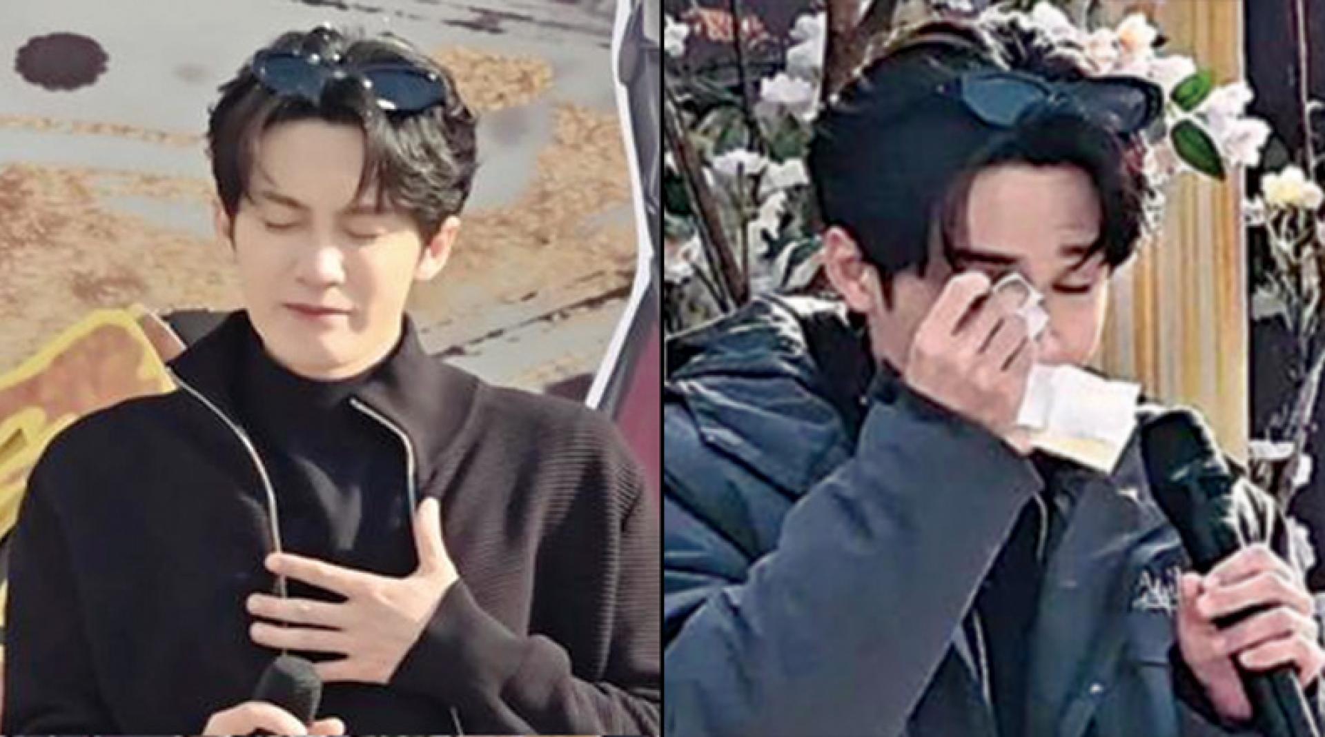 檀健次忆追梦辛酸洒男儿泪。