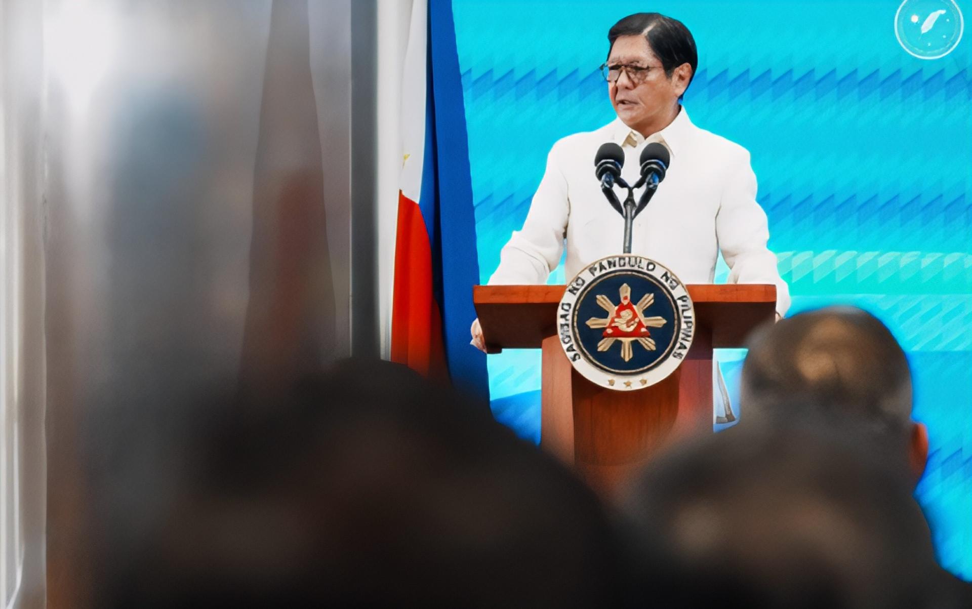 菲律宾总统小马可斯。