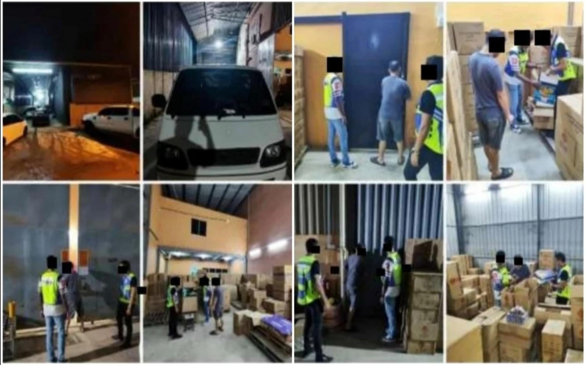 砂拉越普通行动部队旅通过“獠牙查理行动”，于周一至周三在四个不同地点展开执法行动，起获一批未持准证的烟花与爆竹，总值约220万令吉。