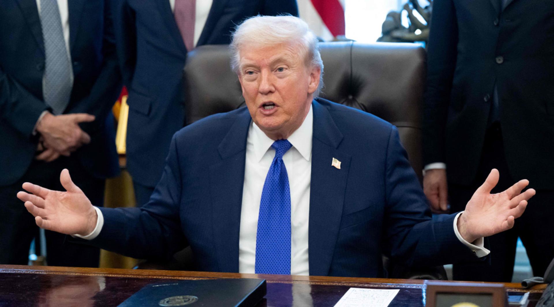 特朗普说，如果不能达成某种协议，可能会出现不好的情况。