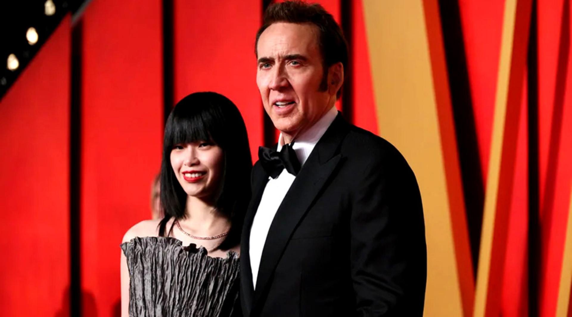 好莱坞影帝尼古拉斯基治（Nicolas Cage）31岁日本妻子芝田璃子首度现身日综。