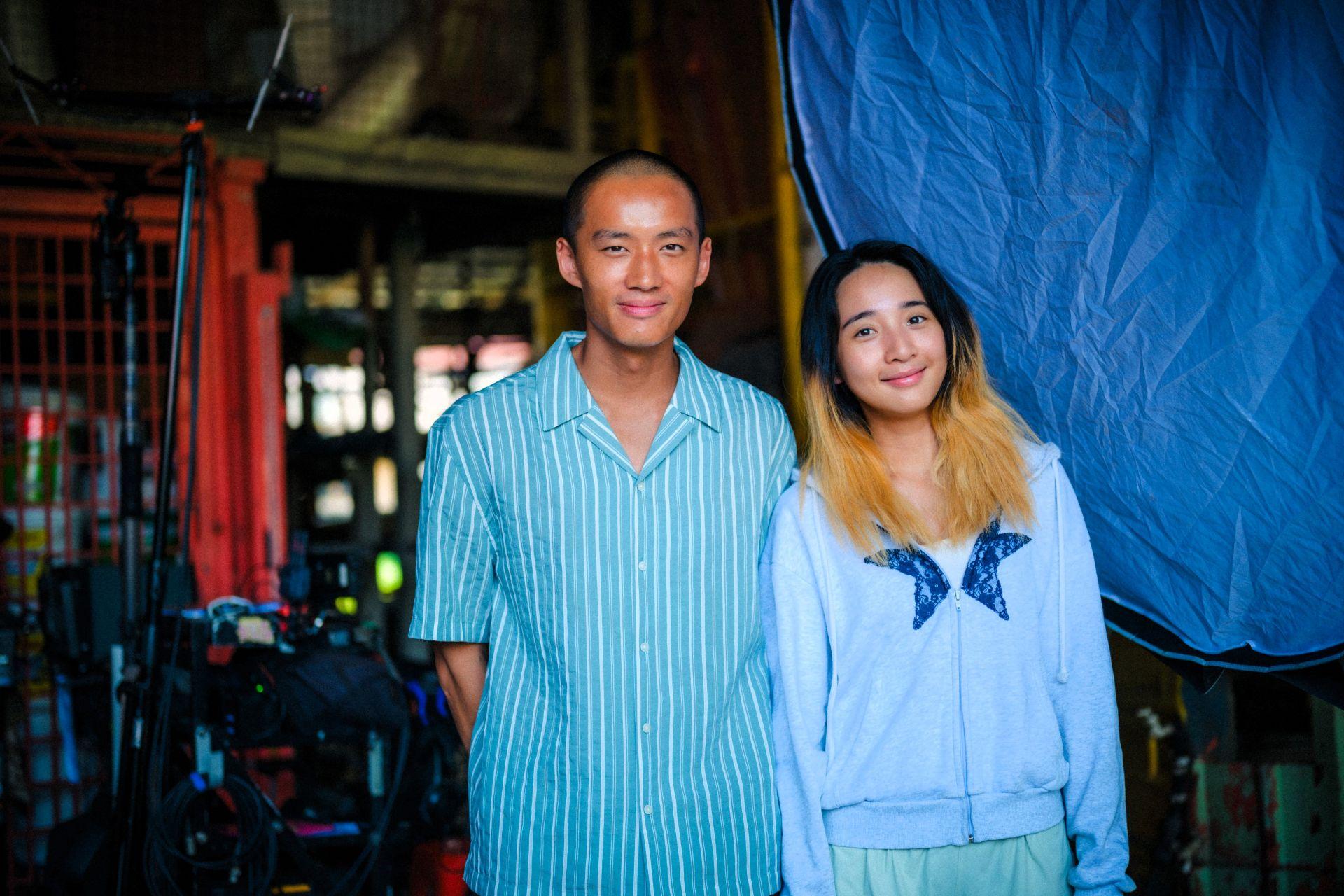 《黑潮》男女主角陈泽耀（左）与李沐以从未尝试过的全新造型亮相，令人耳目一新。