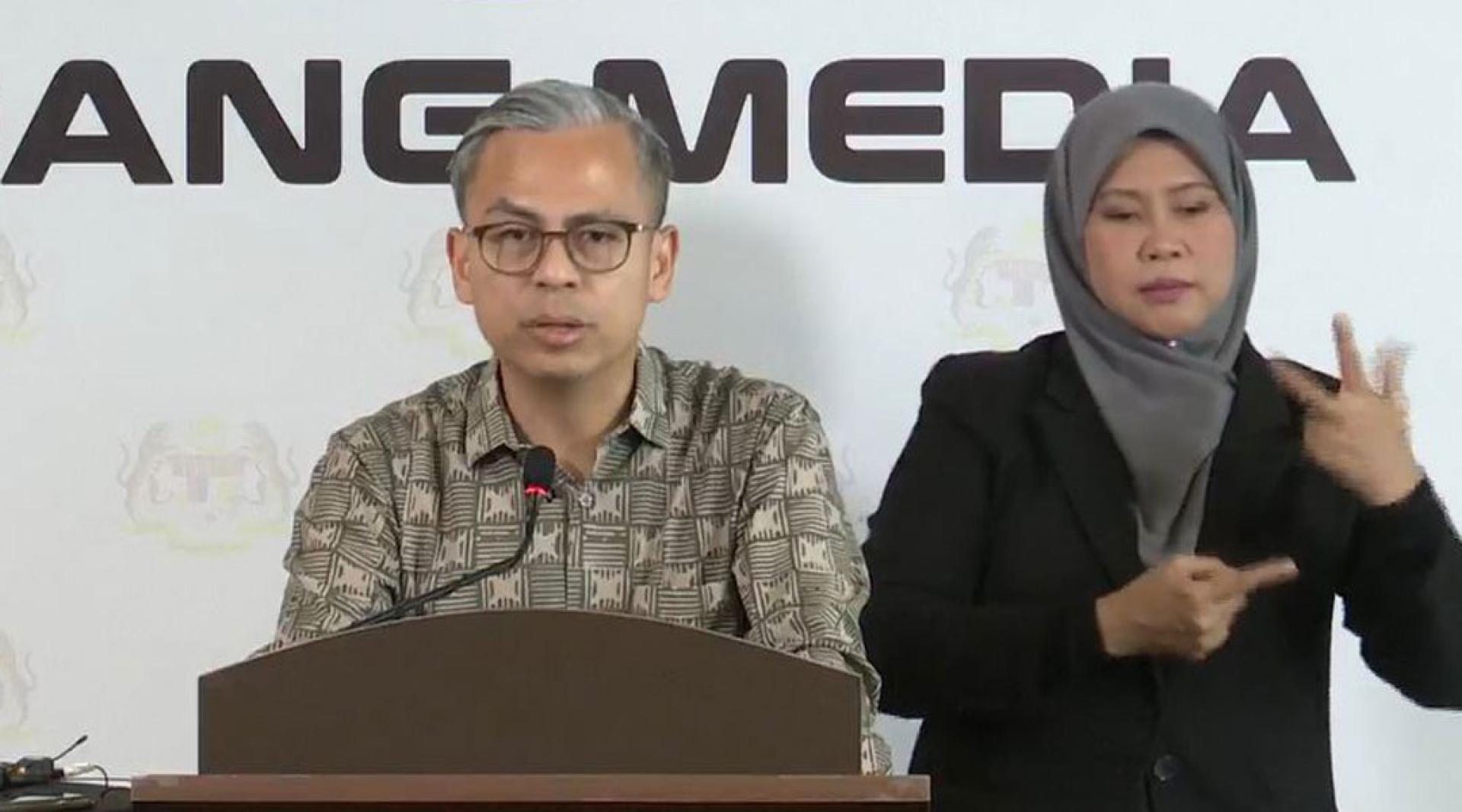 政府发言人兼通讯部长拿督法米。