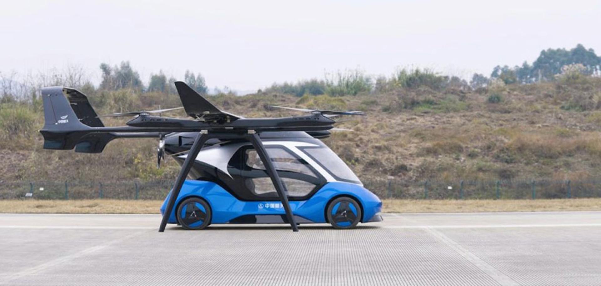 中国首款“航天造电动垂直起降低空飞行器”。