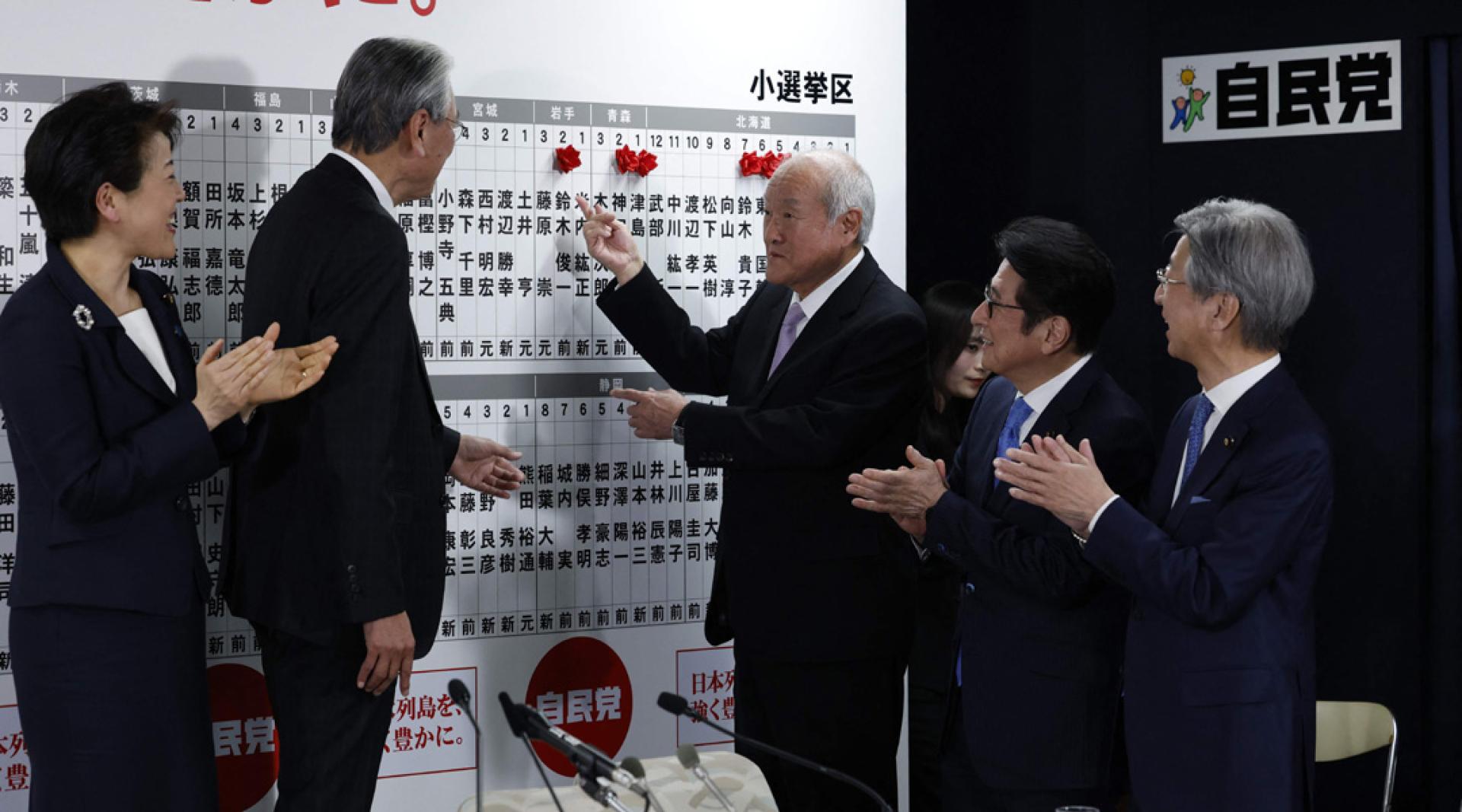 自民党赢获超过三分之二议席，未来走向引关注。