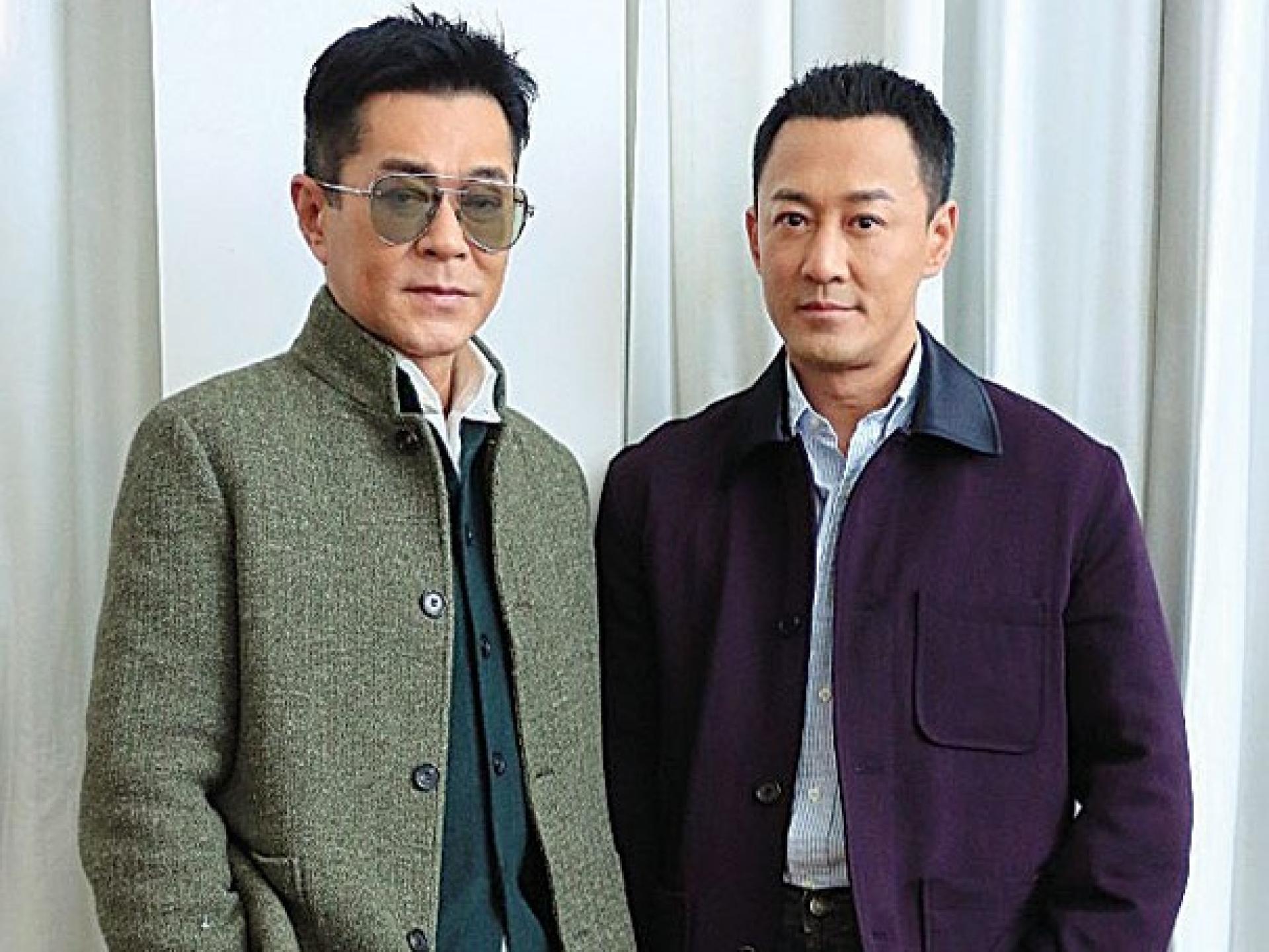 古天乐（左）双片入围抢影帝、林峯则与影帝宝座擦肩而过。