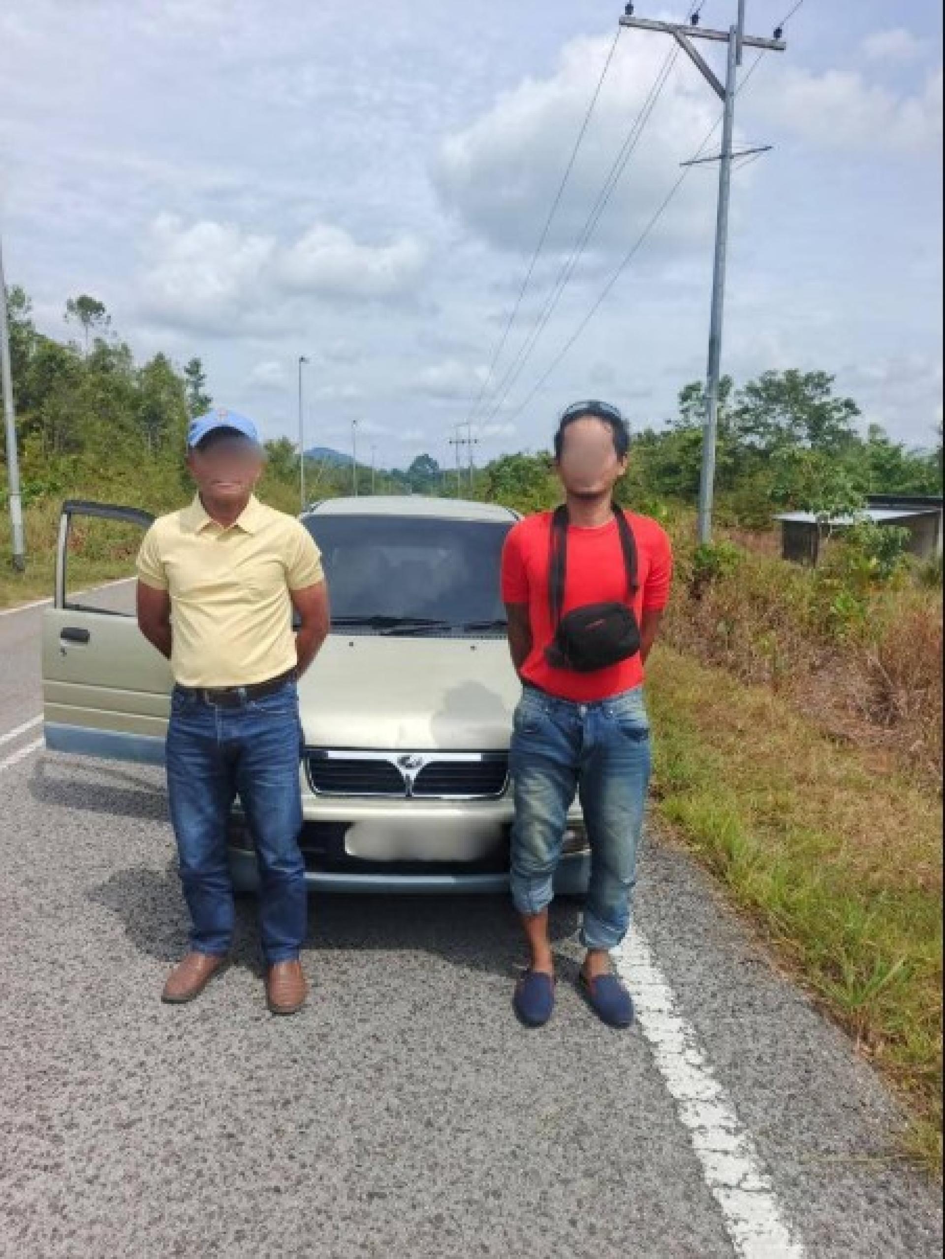 一名70多岁的本地男子和一名20多岁的外籍男子，于2月11日（周三）因涉嫌在巴都卡亚路参与人口走私活动而被逮捕。