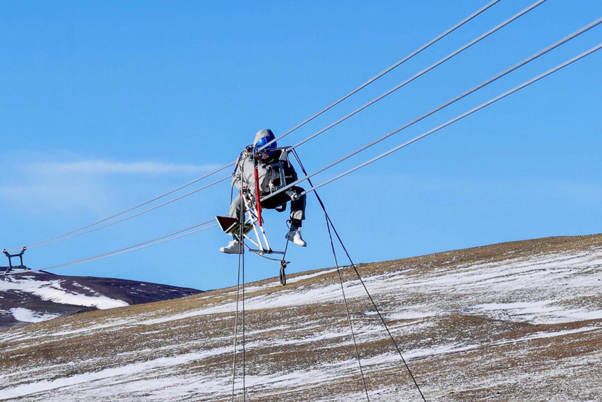 作业现场位于高海拔地区。