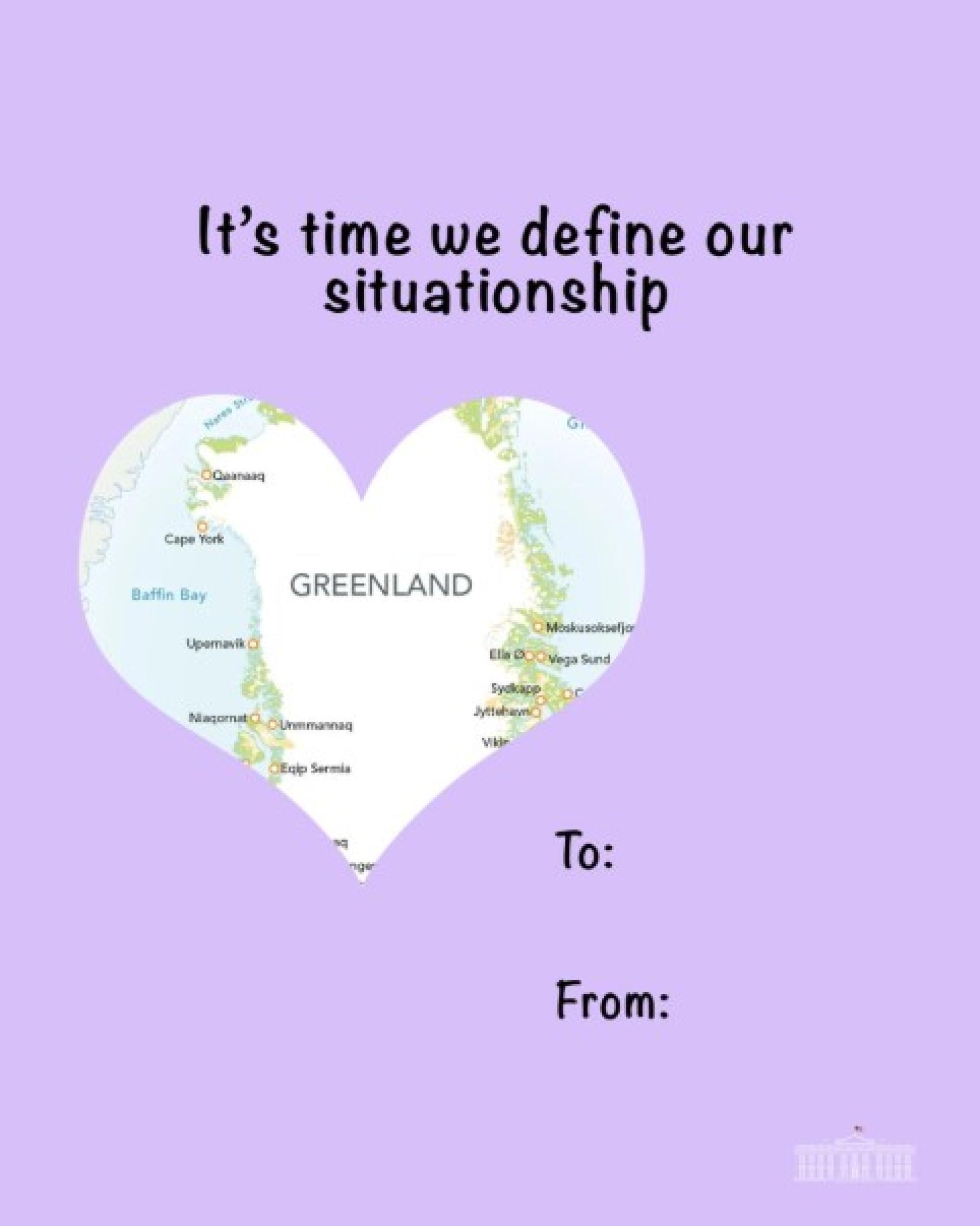 白宫要“迎娶”格陵兰岛。