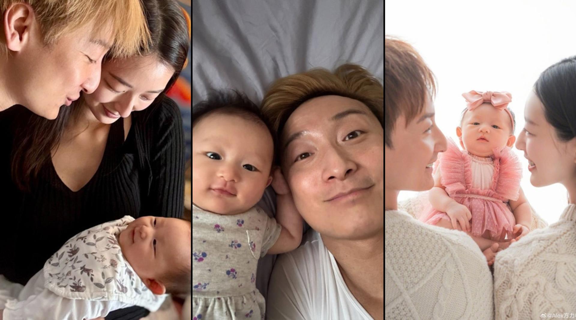 方力申与叶萱是廿四孝父母，方力申与女儿Isla饼印一样。