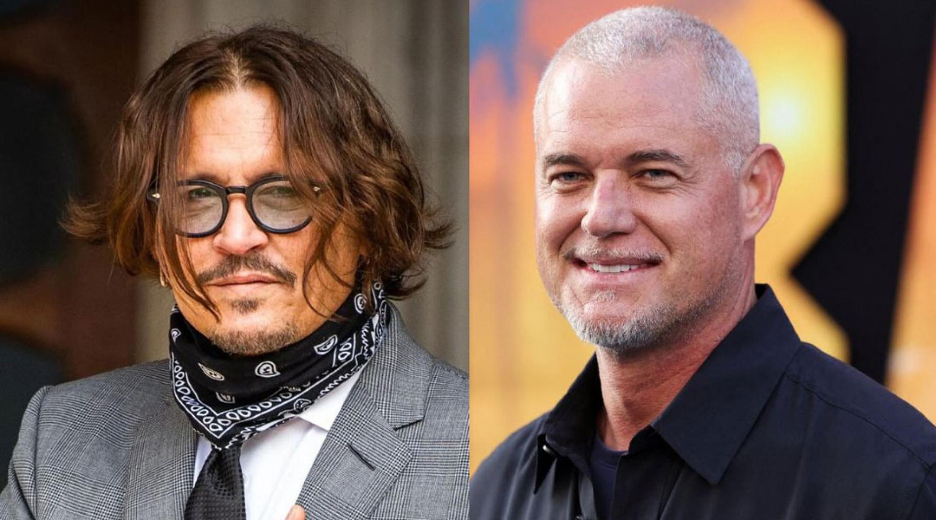 尊尼迪普（左图）在艾力丹（右图）病逝前伸出援手。