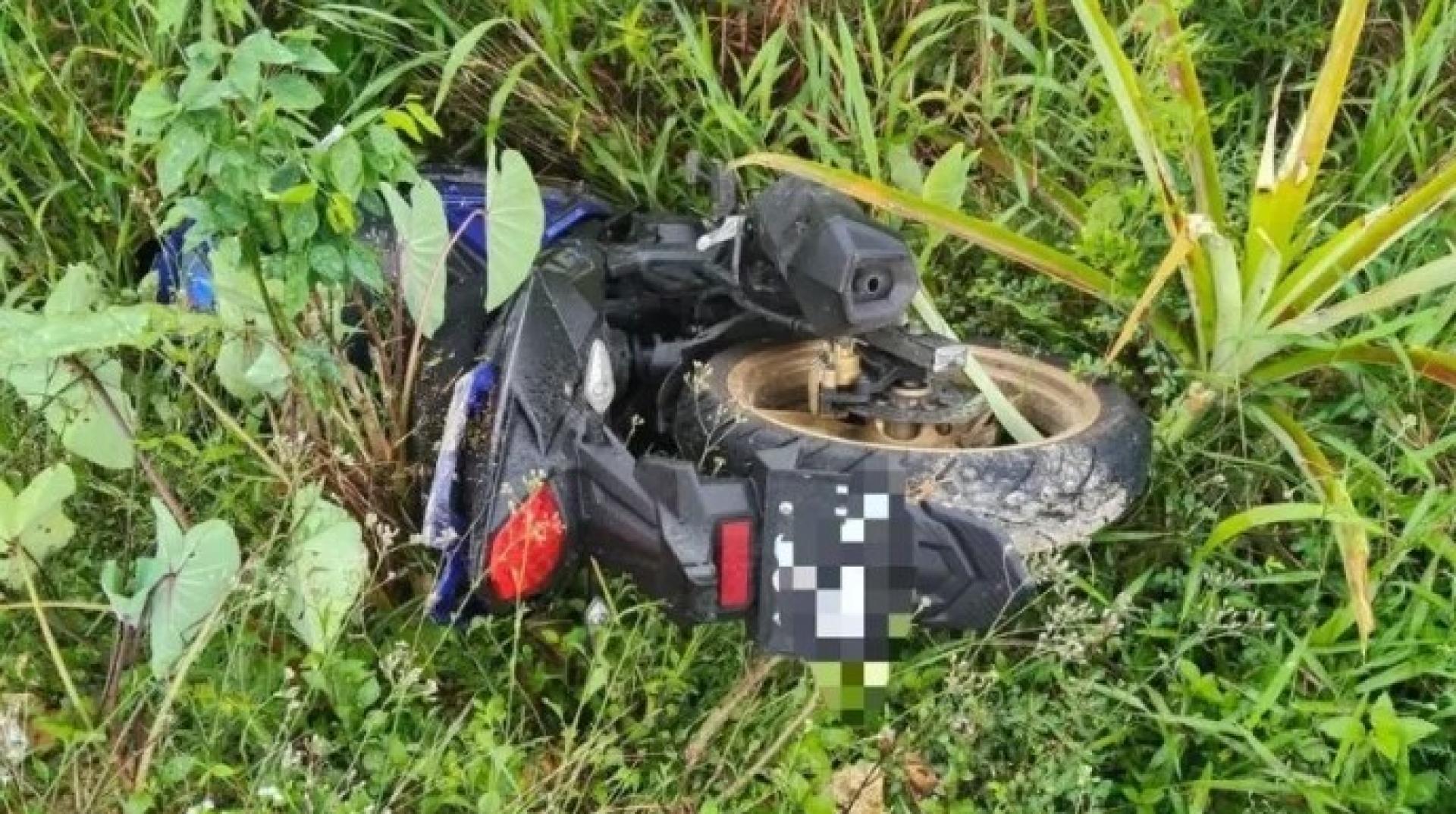 民丹莪格鲁布路致命车祸中涉及的摩托车状况。