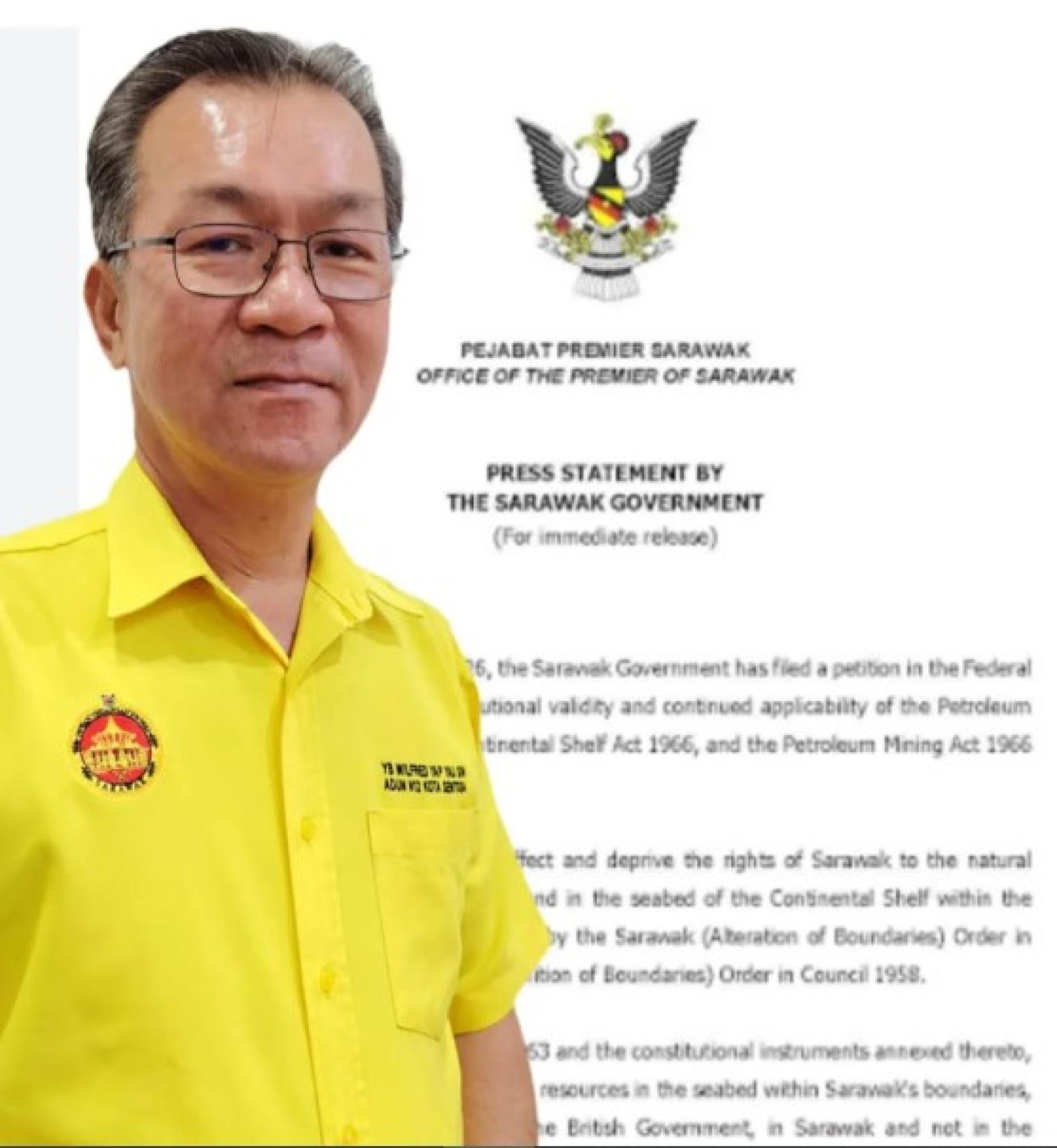 叶耀星支持砂州向联邦法院呈请石油权利案。