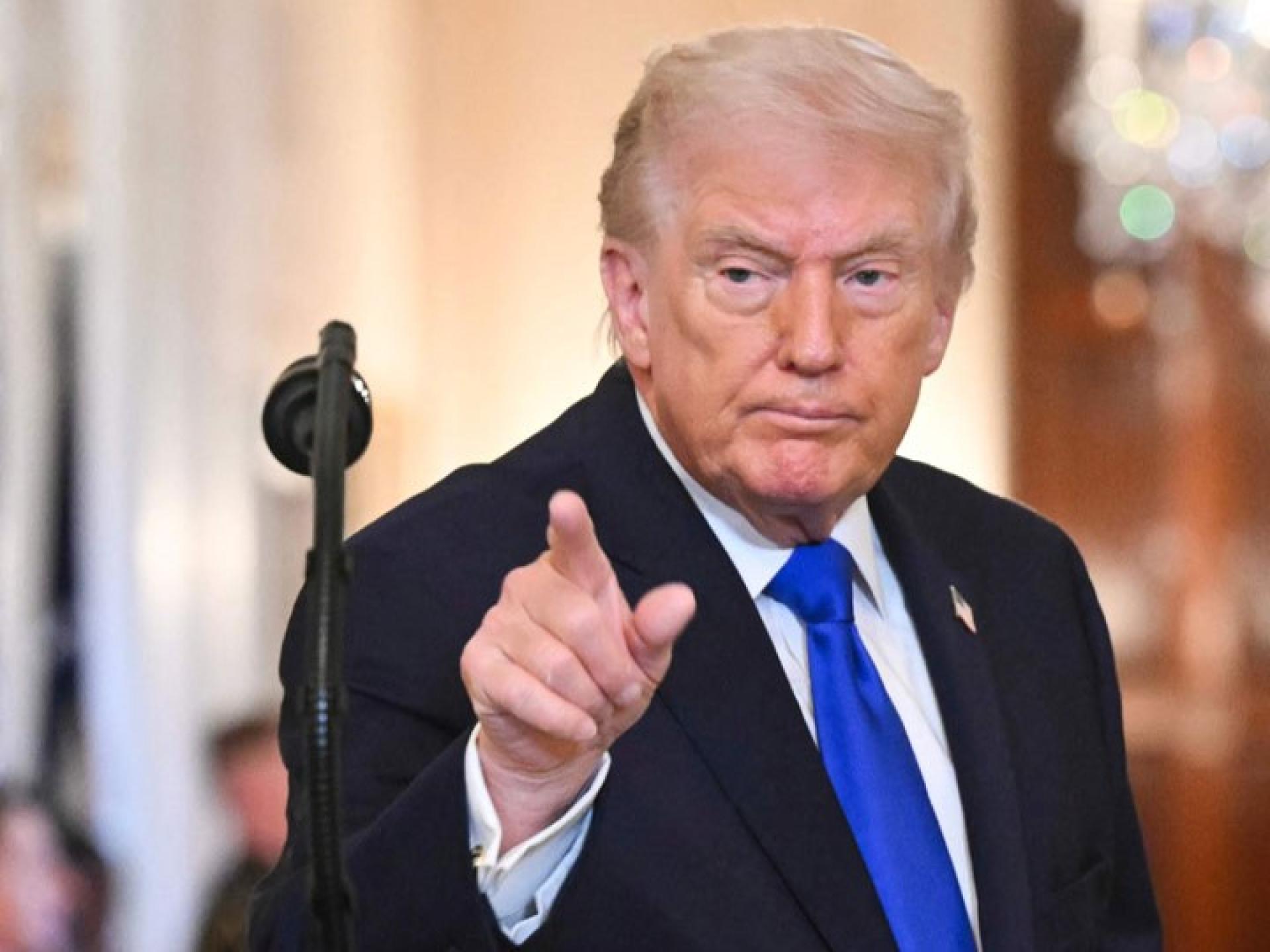 特朗普说，不好跟他耍花样。