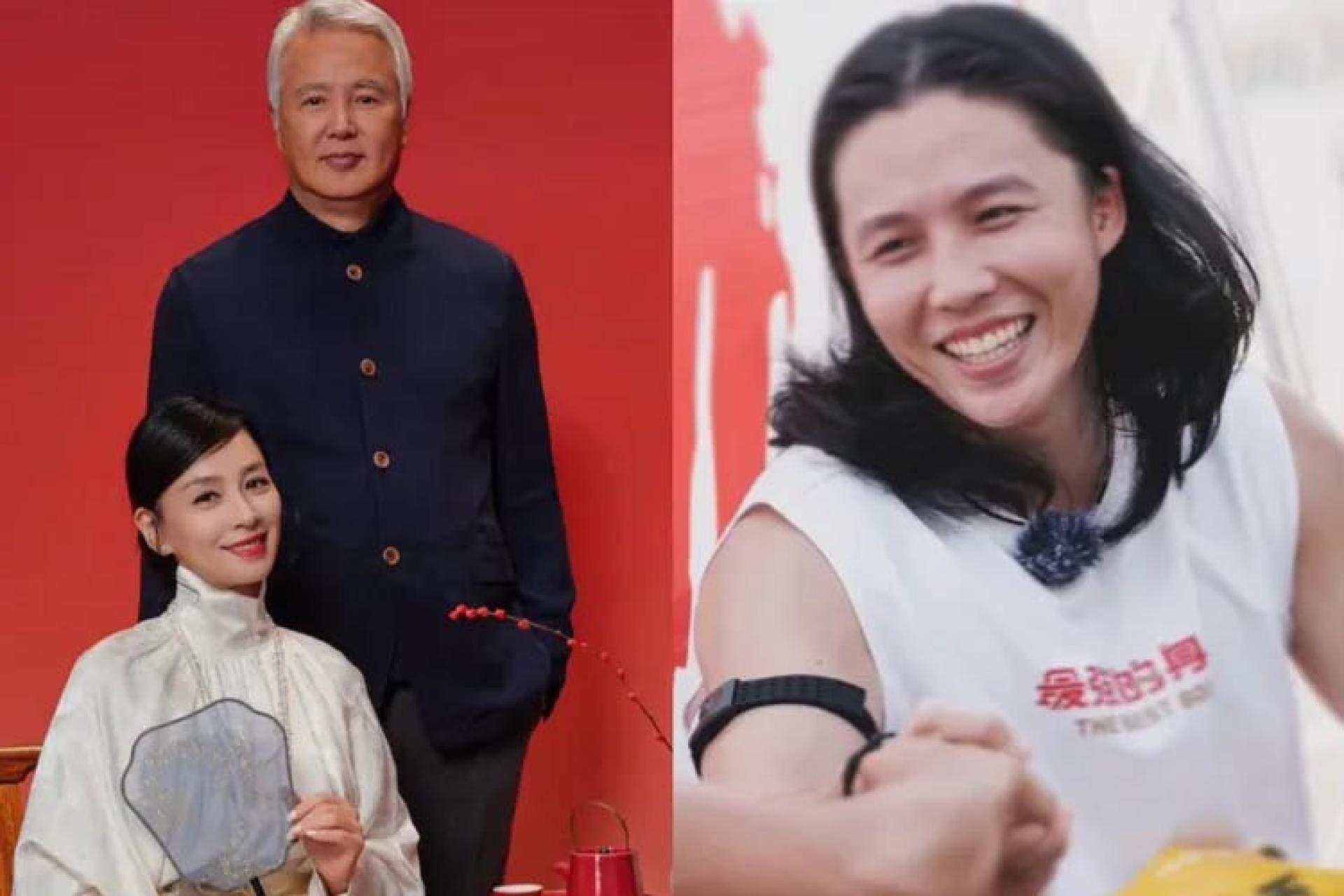 林禹（右）回应爸爸林瑞阳的身体状况。