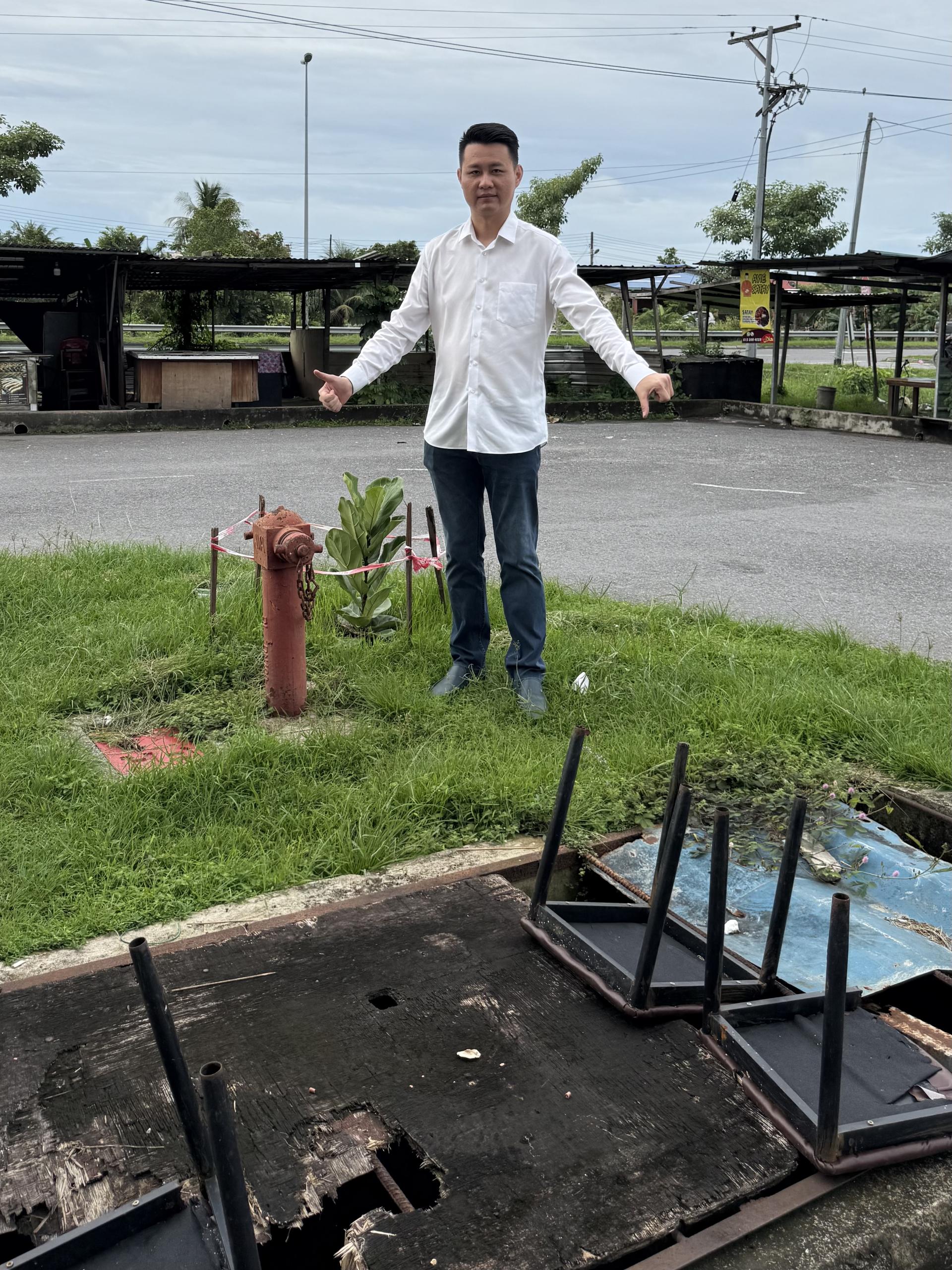 砂行动党秘书林思健为民请命，并希望当局快速行动，其中消防局已经立马行动，但是地方政府至今还是慢条斯理。